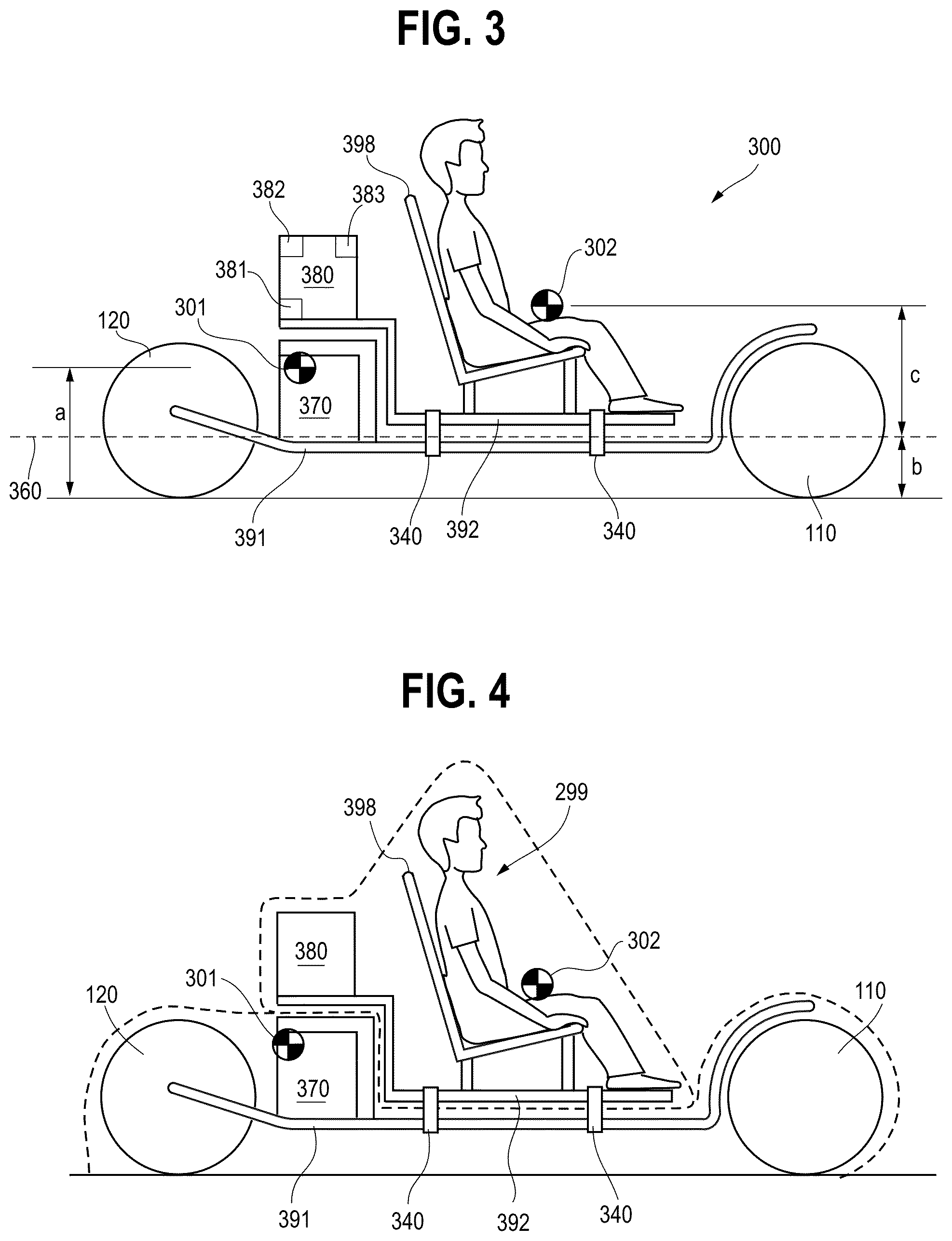 Patent US12304587 Figure 3 – Self-stabilizing vehicle