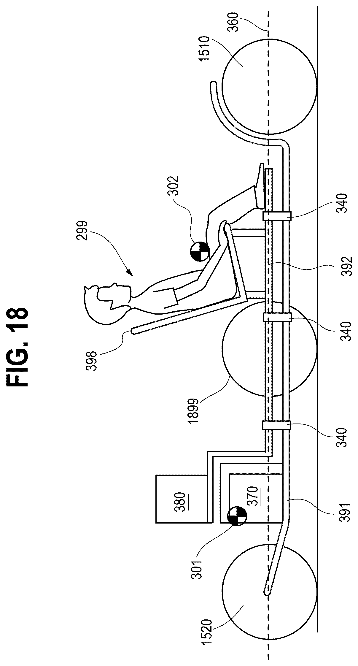 Patent US12304587 Figure 10 – Self-stabilizing vehicle