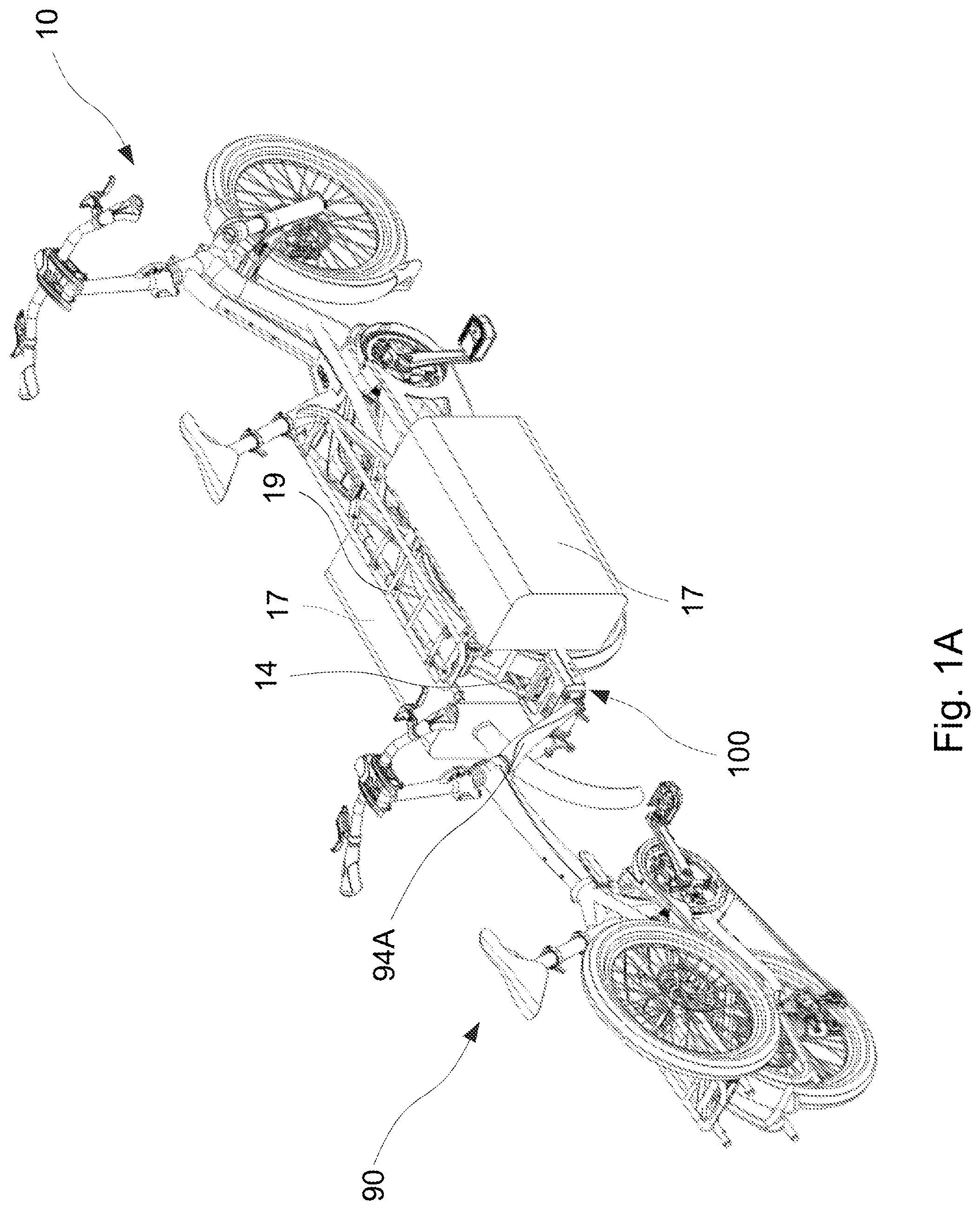 Patent US12304590 Figure 1 – Vehicle towing hitch