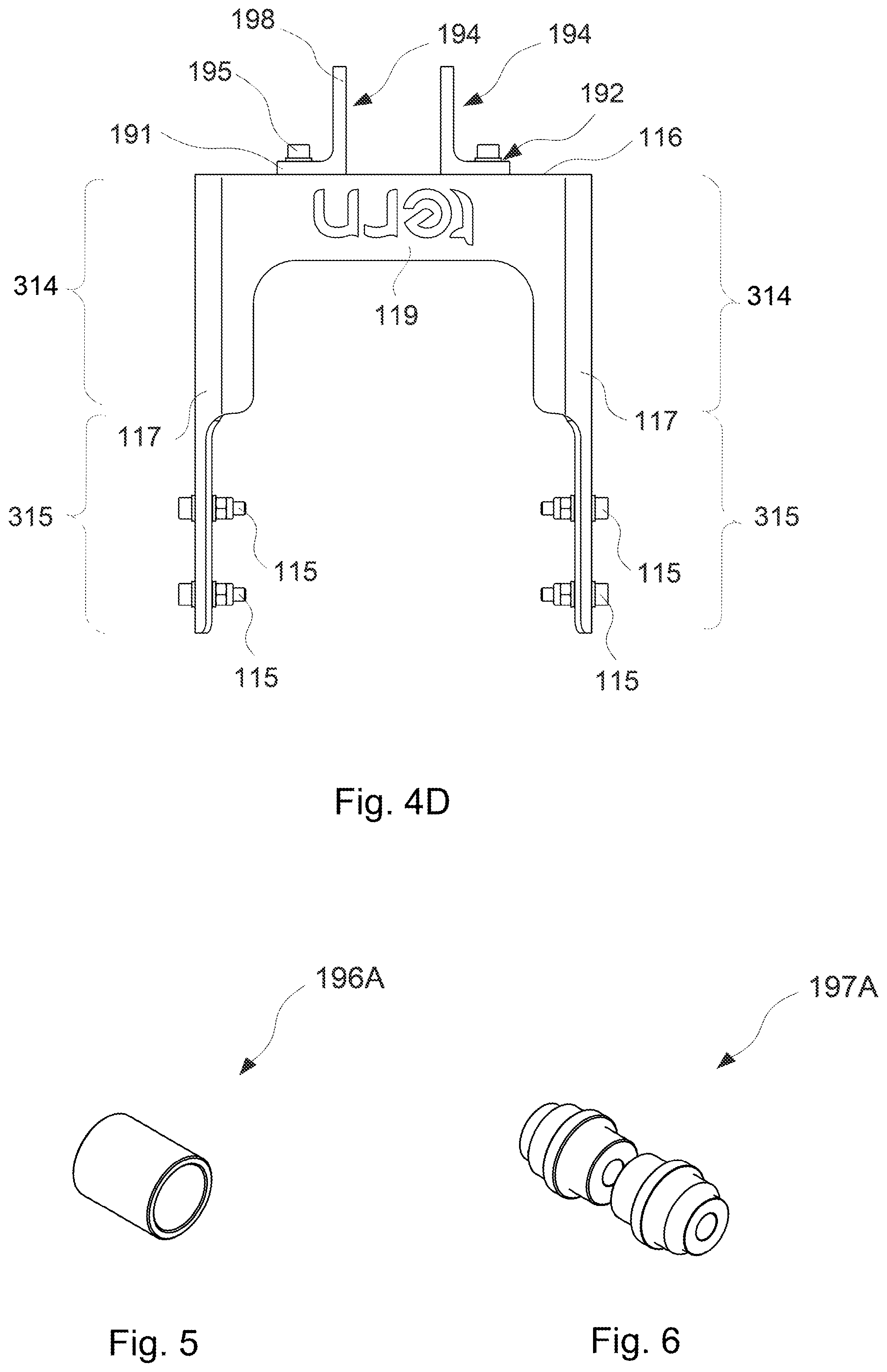Patent US12304590 Figure 6 – Vehicle towing hitch