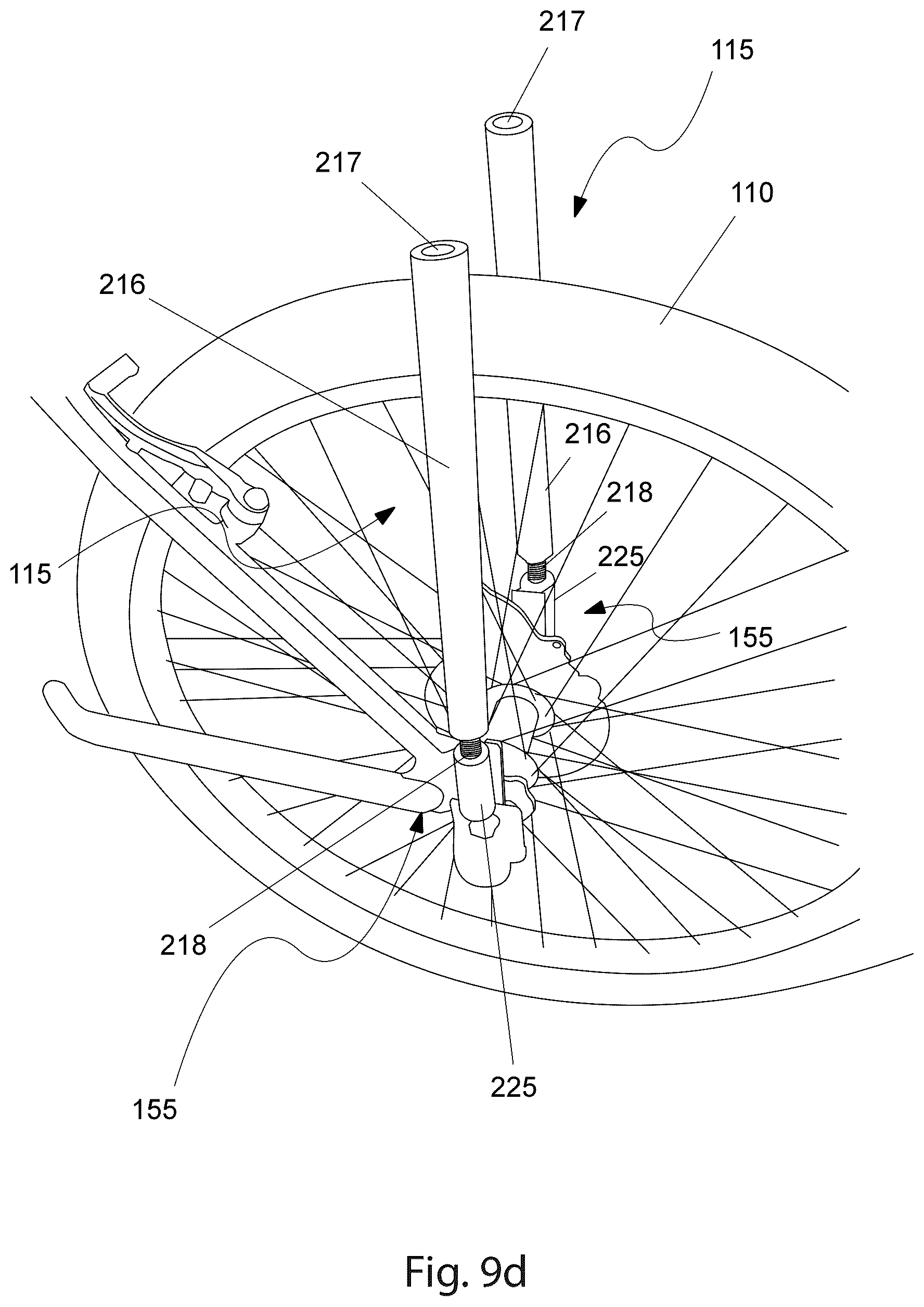 Patent US12304591 Figure 9 – Bicycle attachment