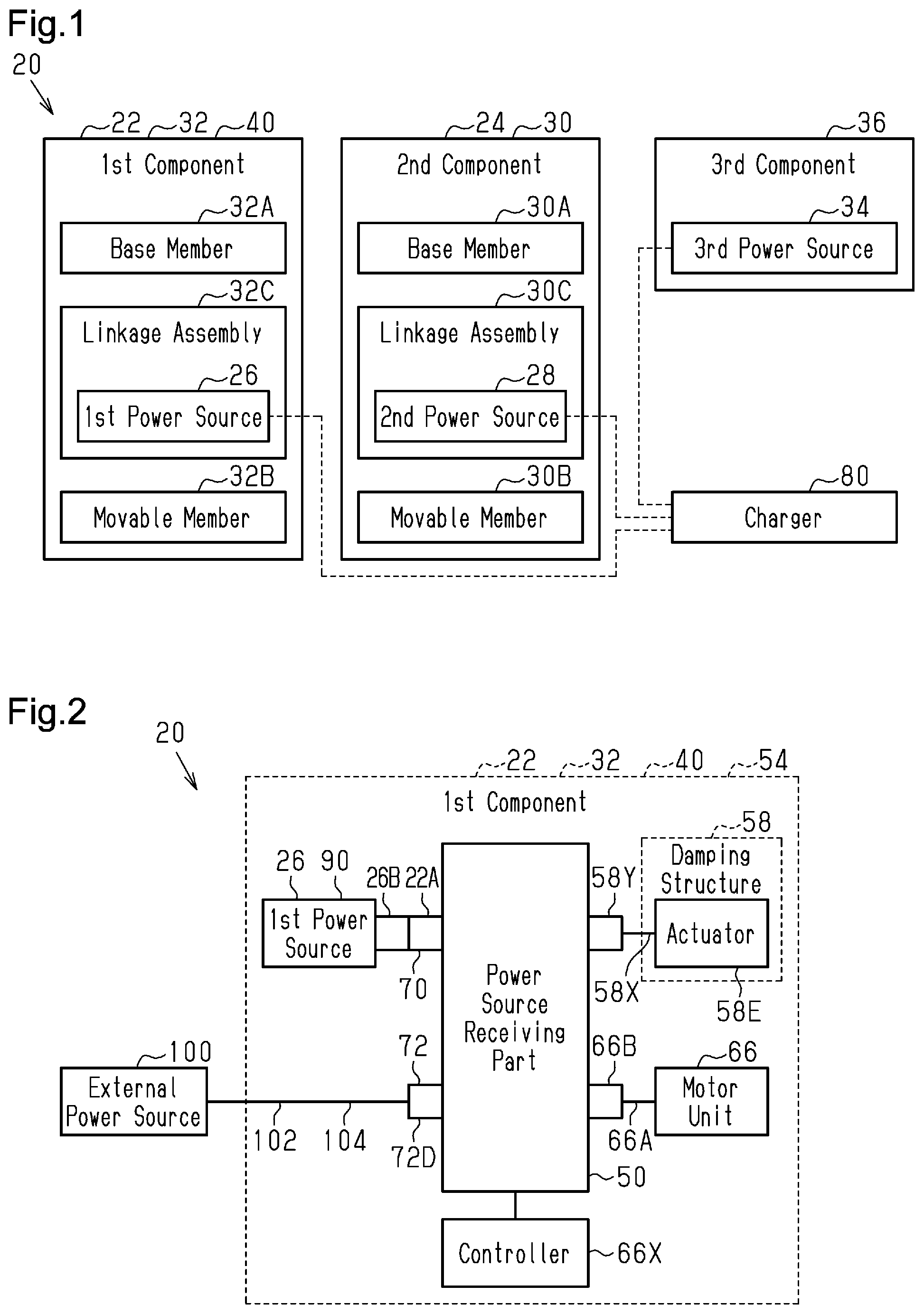 Patent US12304593 Figure 1 – Derailleur for human-powered vehicle