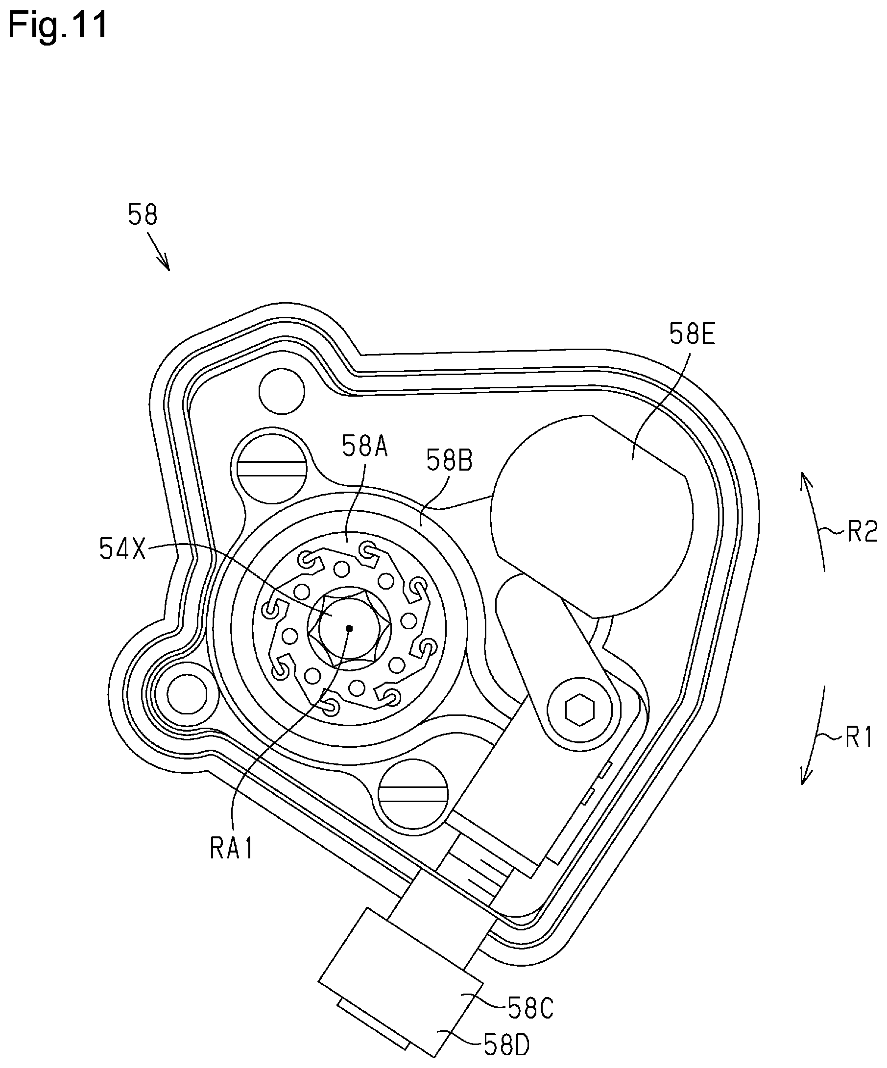 Patent US12304593 Figure 8 – Derailleur for human-powered vehicle