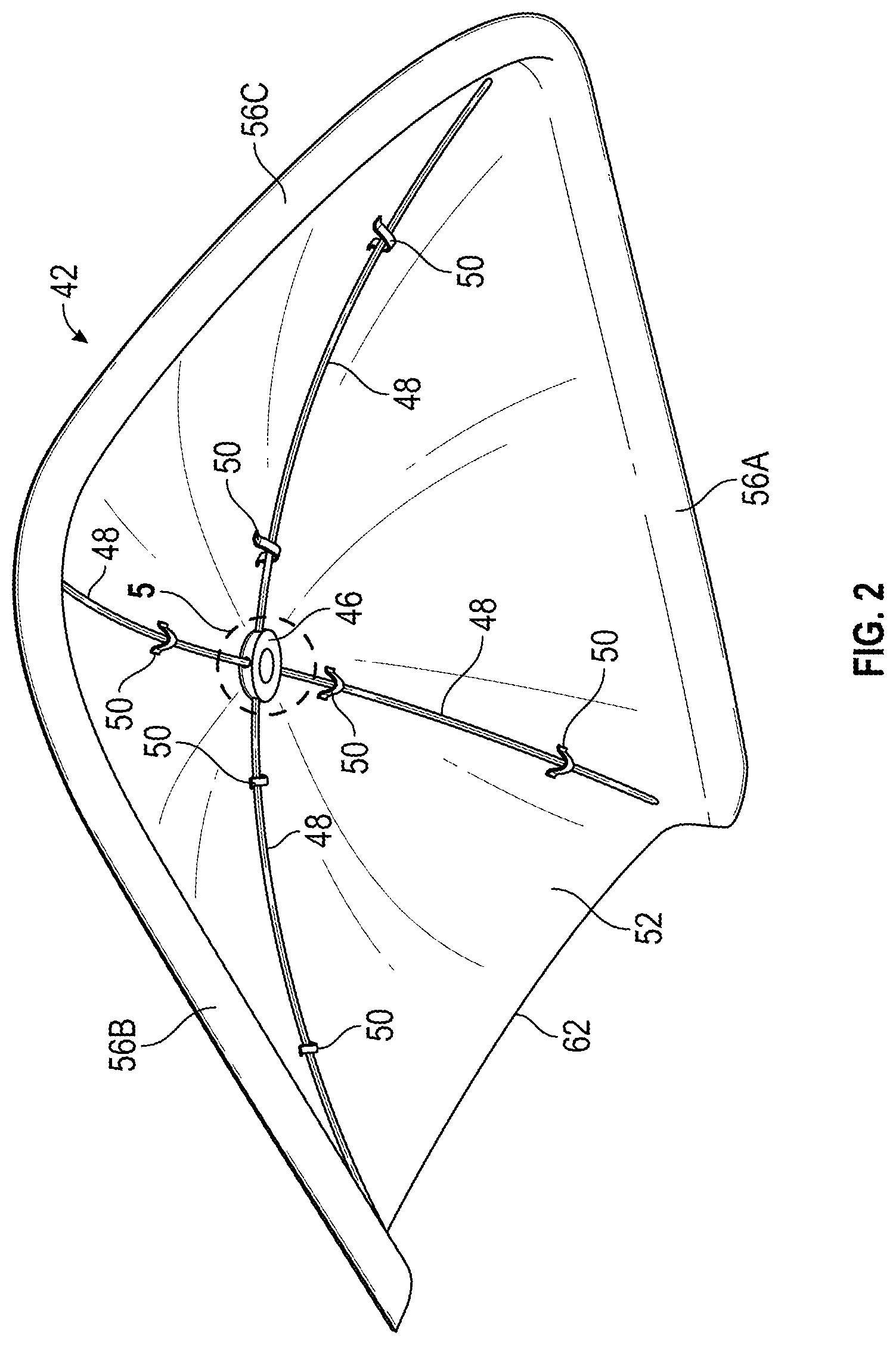 Patent US12304595 Figure 2 – Watercraft cover