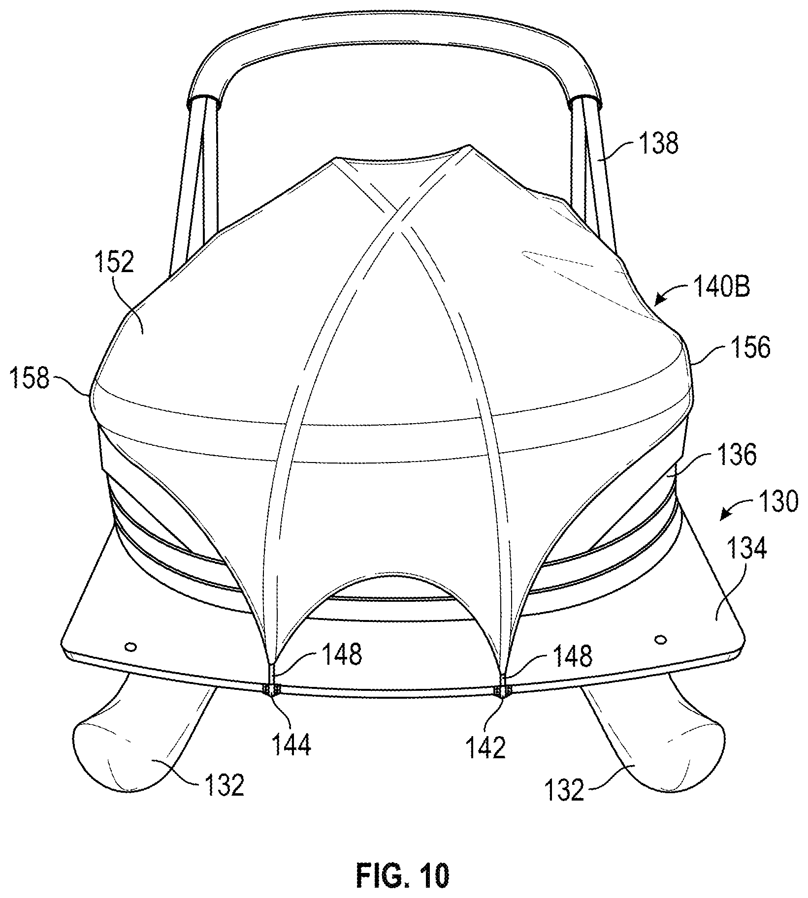 Patent US12304595 Figure 8 – Watercraft cover