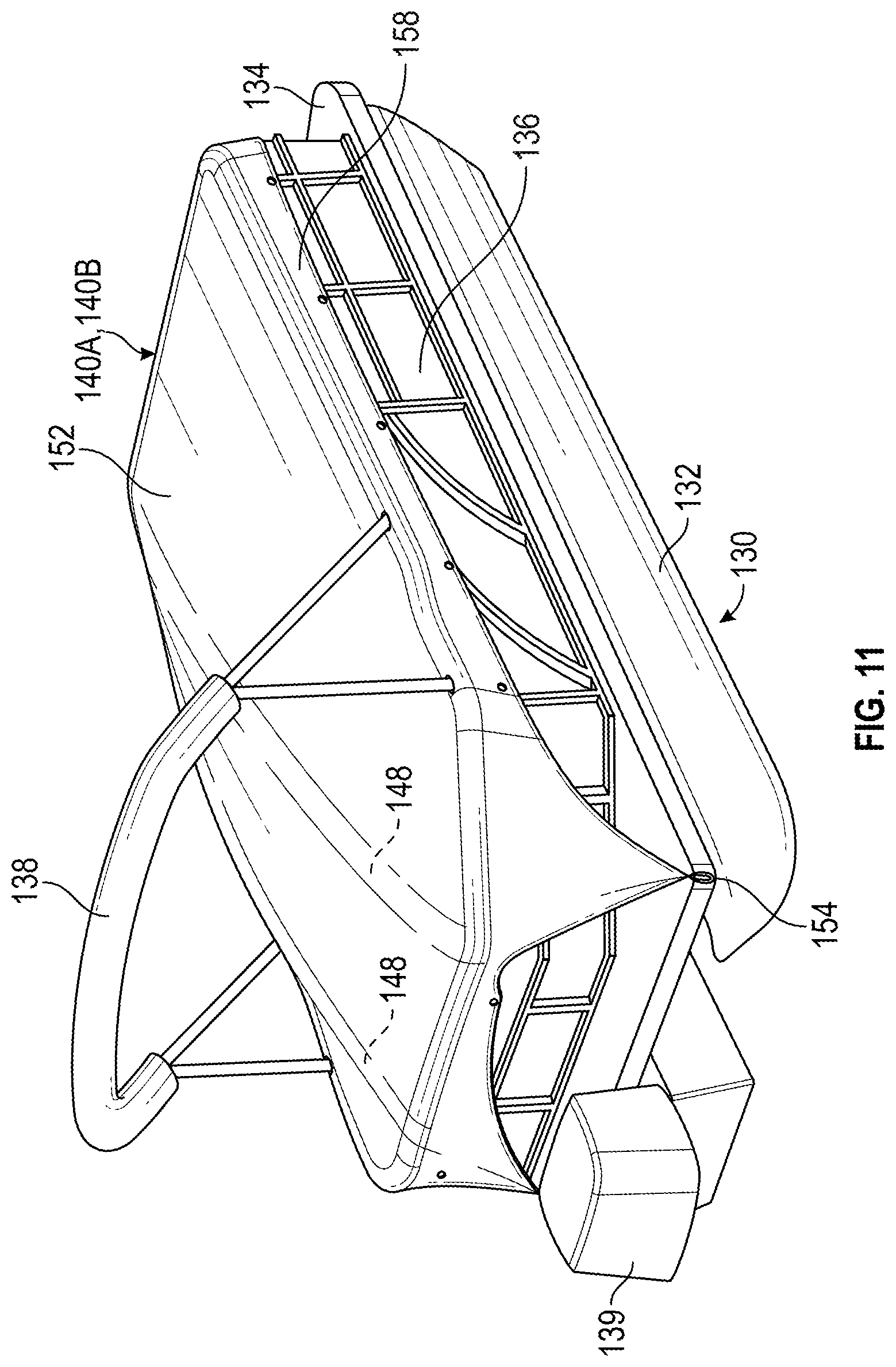 Patent US12304595 Figure 9 – Watercraft cover