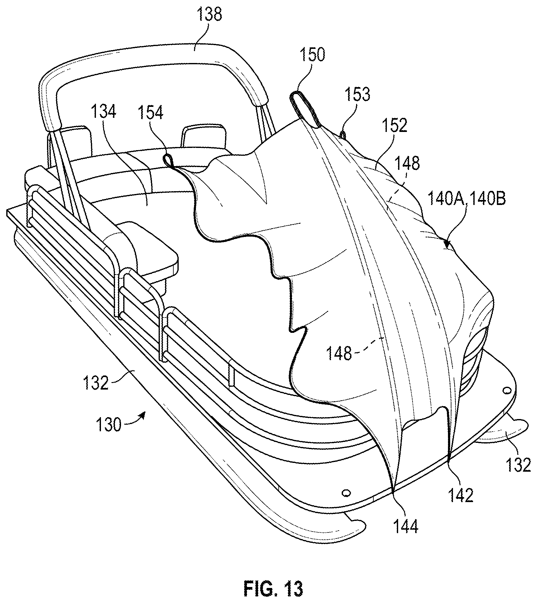 Patent US12304595 Figure 11 – Watercraft cover