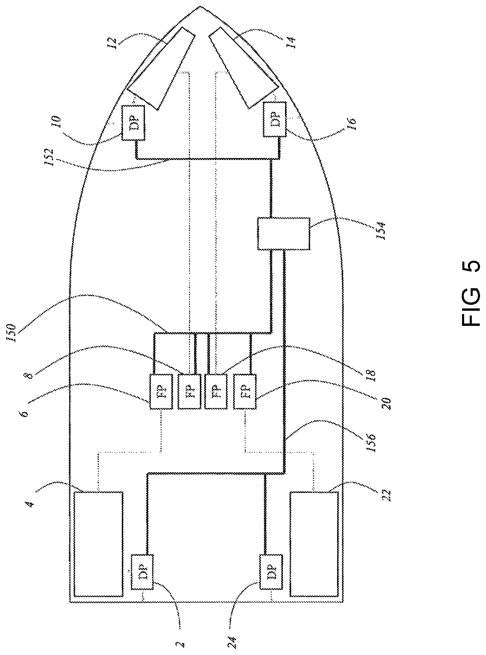 Patent US12304598 Figure 5 – Wakeboat hull control systems and methods