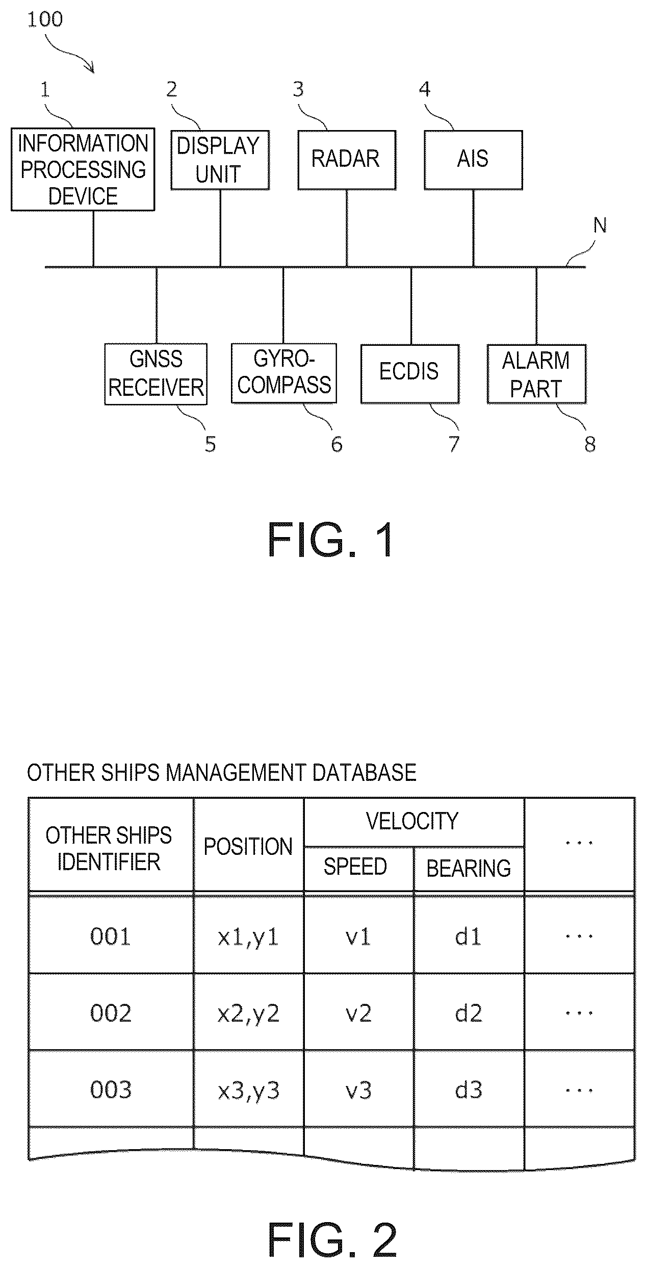 Patent US12304599 Figure 1 – Ship monitoring system, ship monitoring method, and information processing device