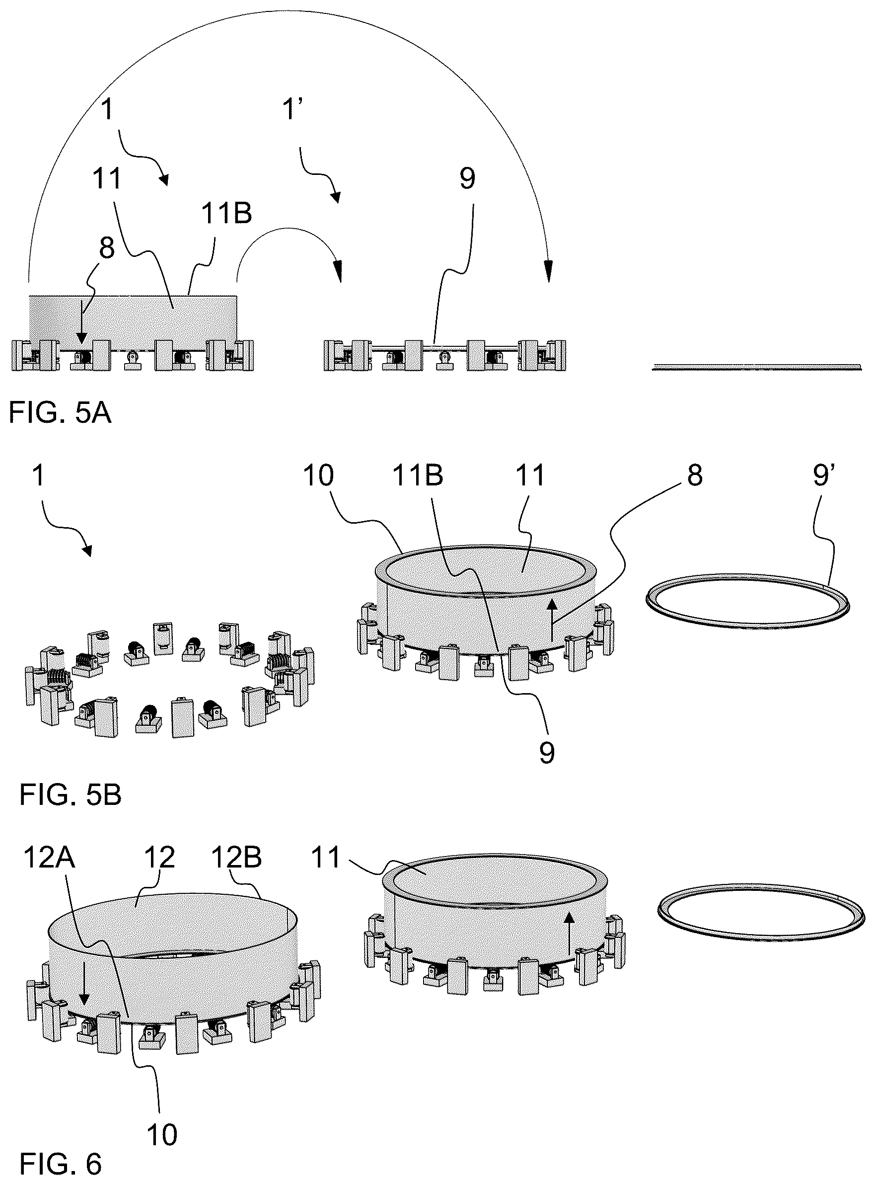 Patent US12304600 Figure 3 – Method of assembling a tubular floating structure and its use