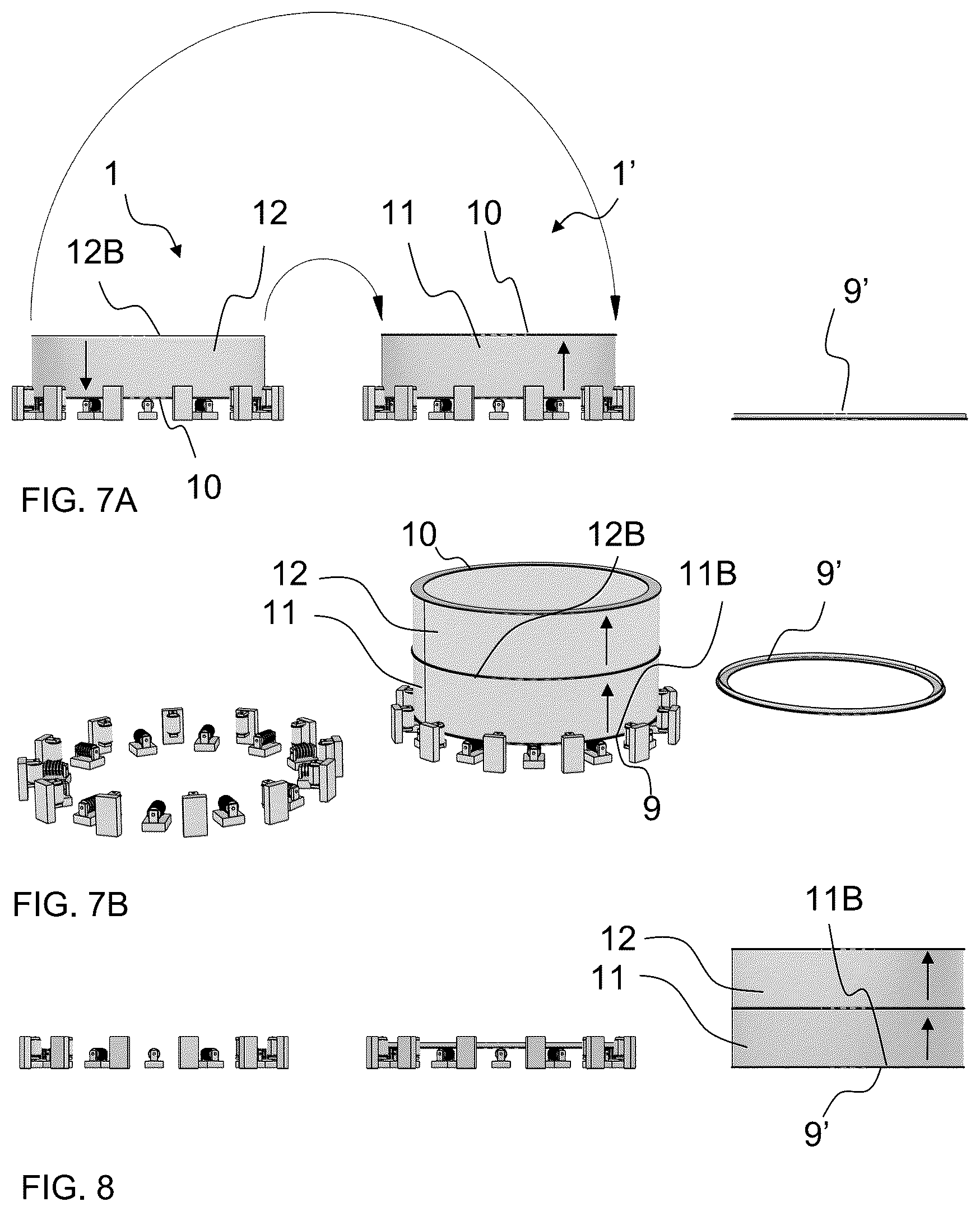 Patent US12304600 Figure 4 – Method of assembling a tubular floating structure and its use