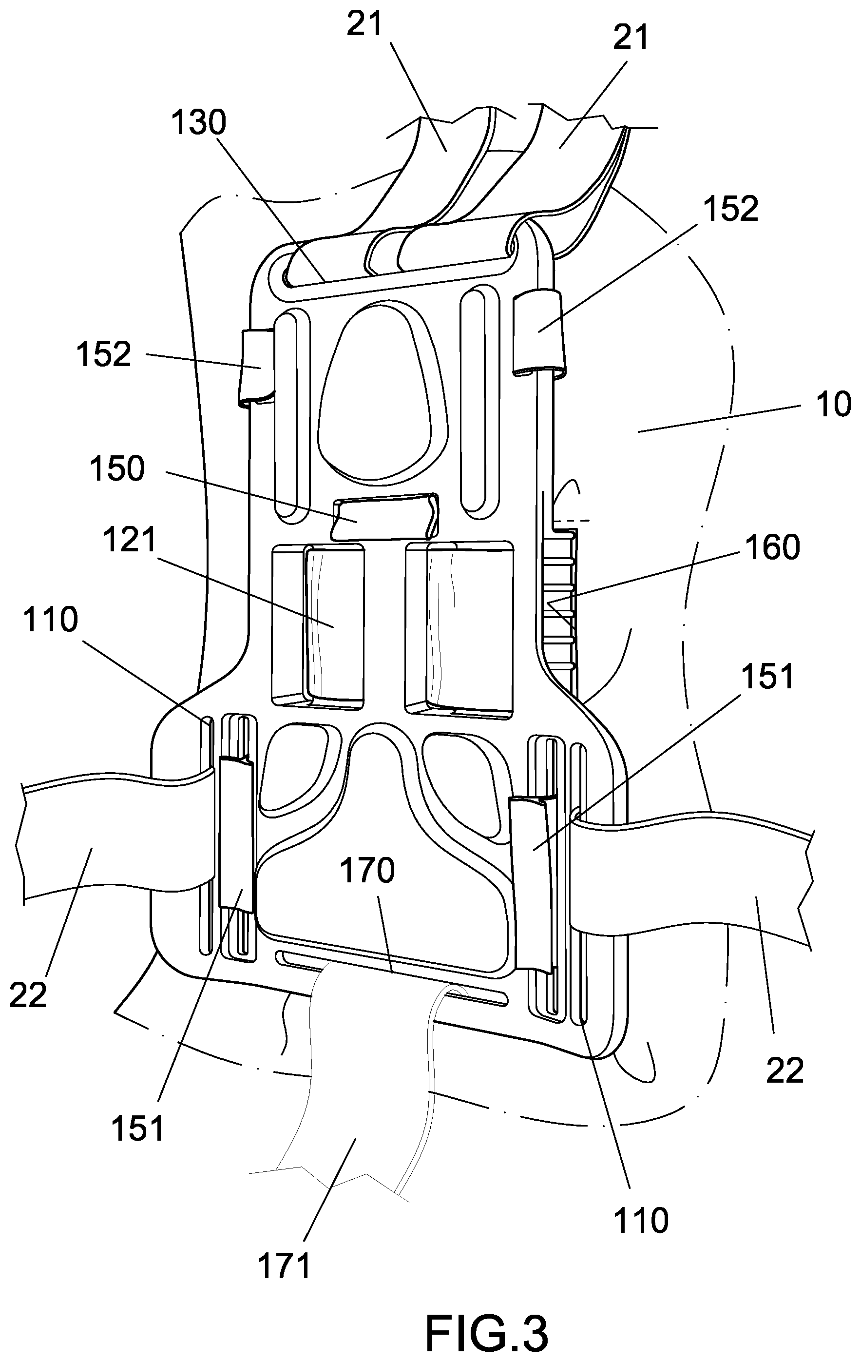 Patent US12304601 Figure 3 – Buoyancy control device for scuba diving