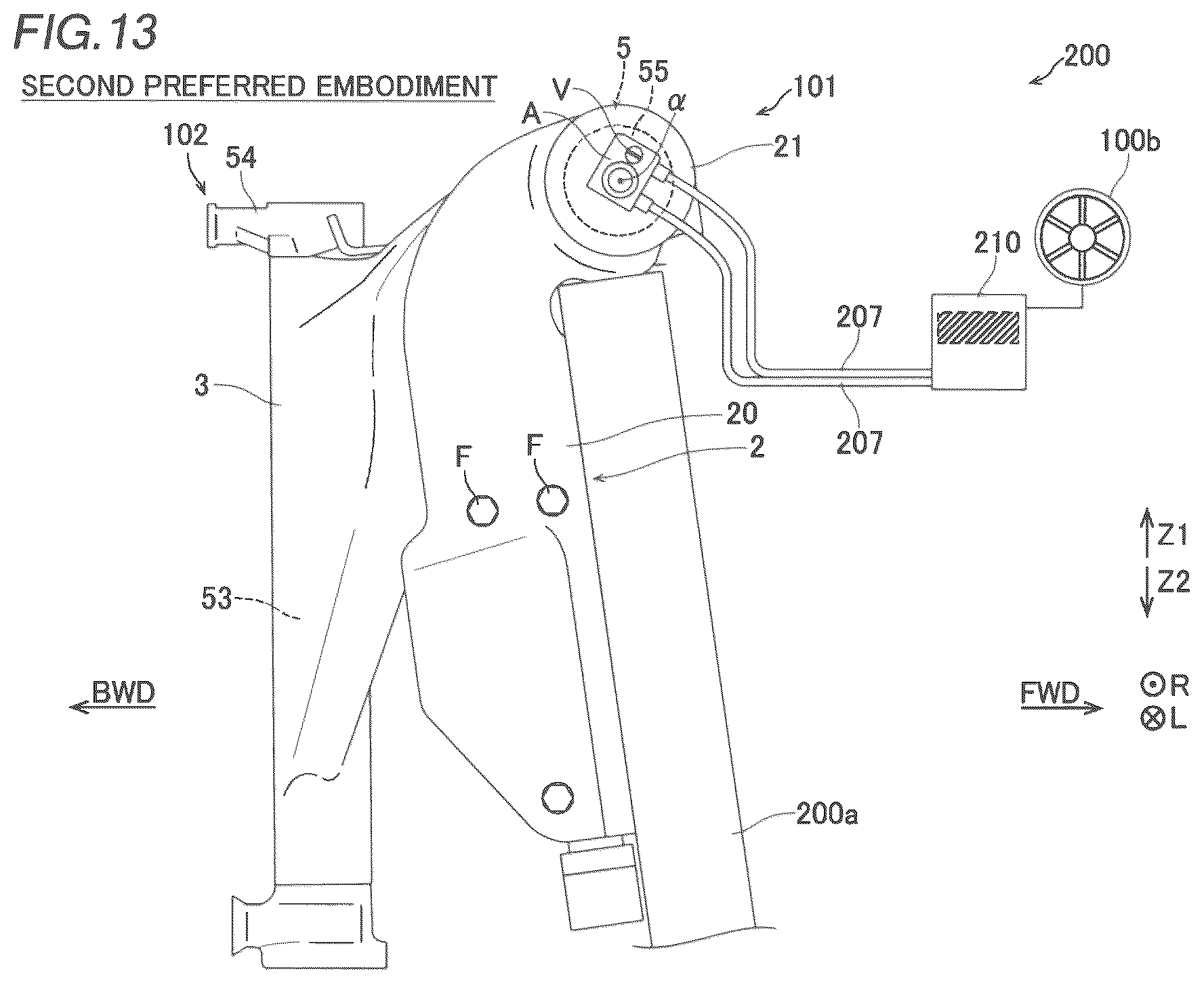 Patent US12304606 Figure 7 – Outboard motor and marine vessel