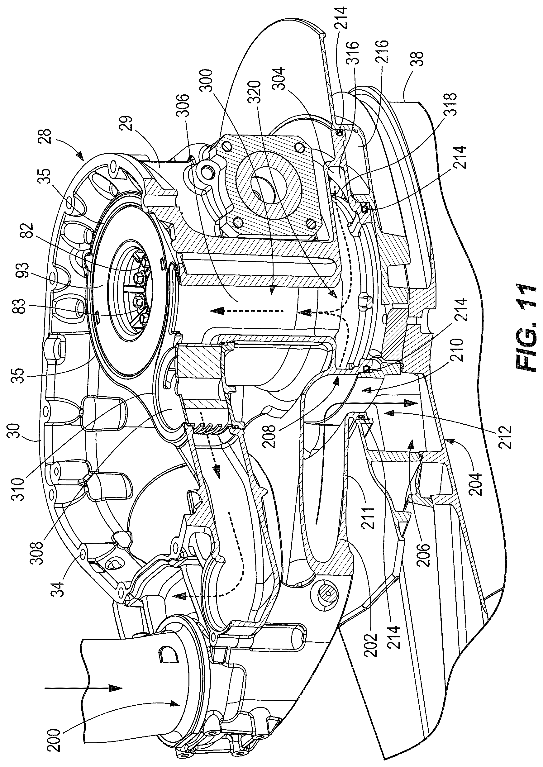 Patent US12304607 Figure 10 – Marine drives having steerable gearcase