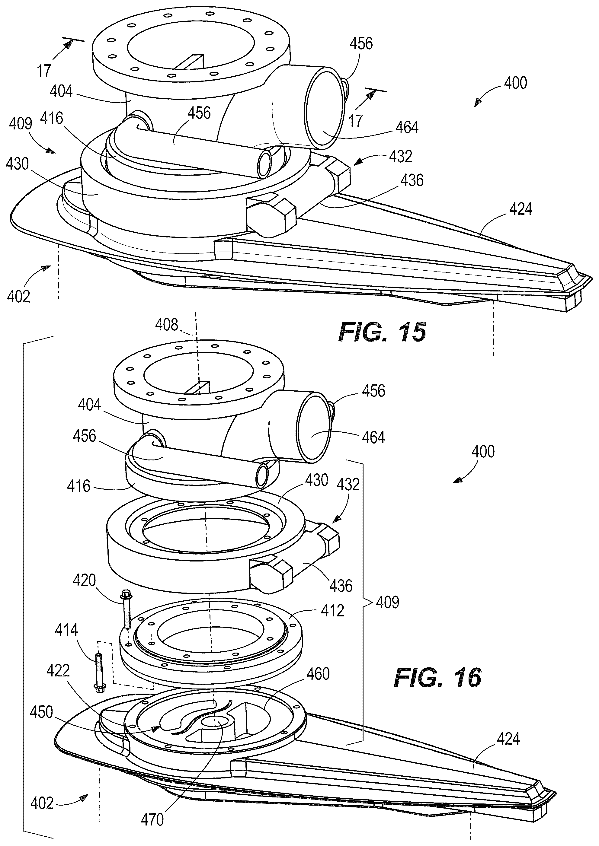 Patent US12304607 Figure 13 – Marine drives having steerable gearcase