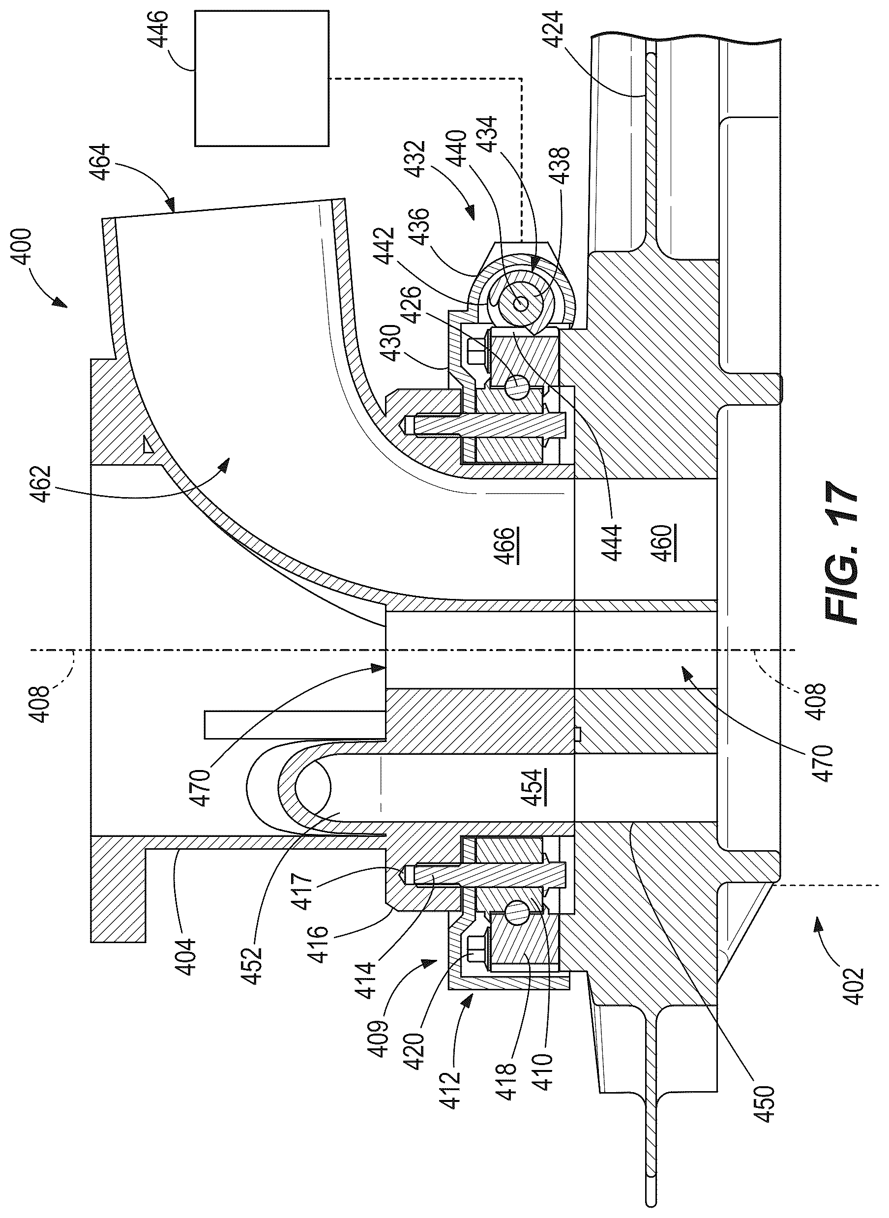 Patent US12304607 Figure 14 – Marine drives having steerable gearcase