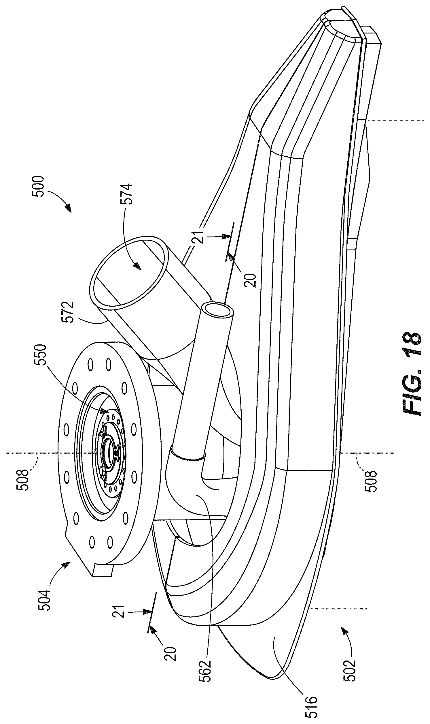 Patent US12304607 Figure 15 – Marine drives having steerable gearcase