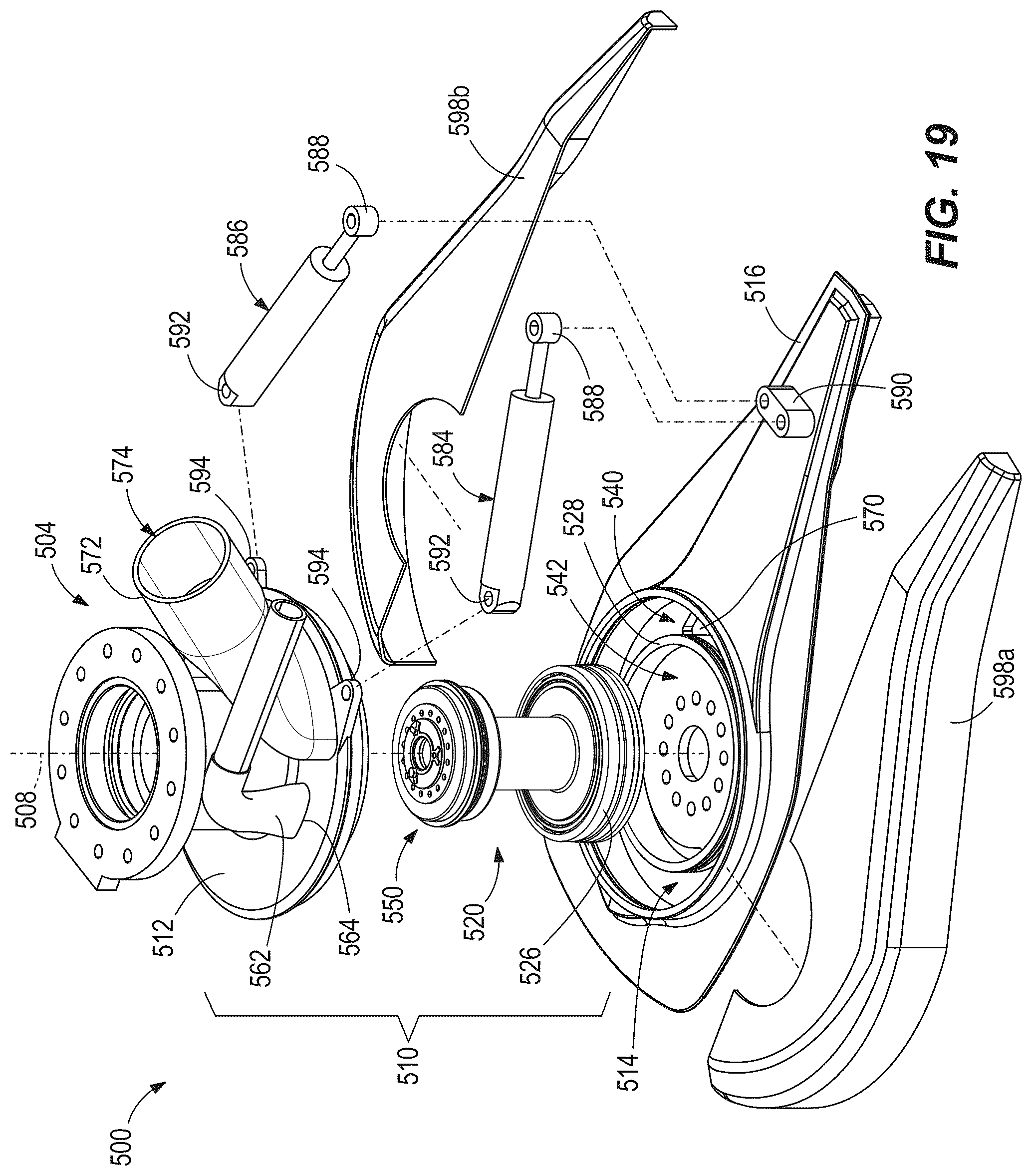 Patent US12304607 Figure 16 – Marine drives having steerable gearcase