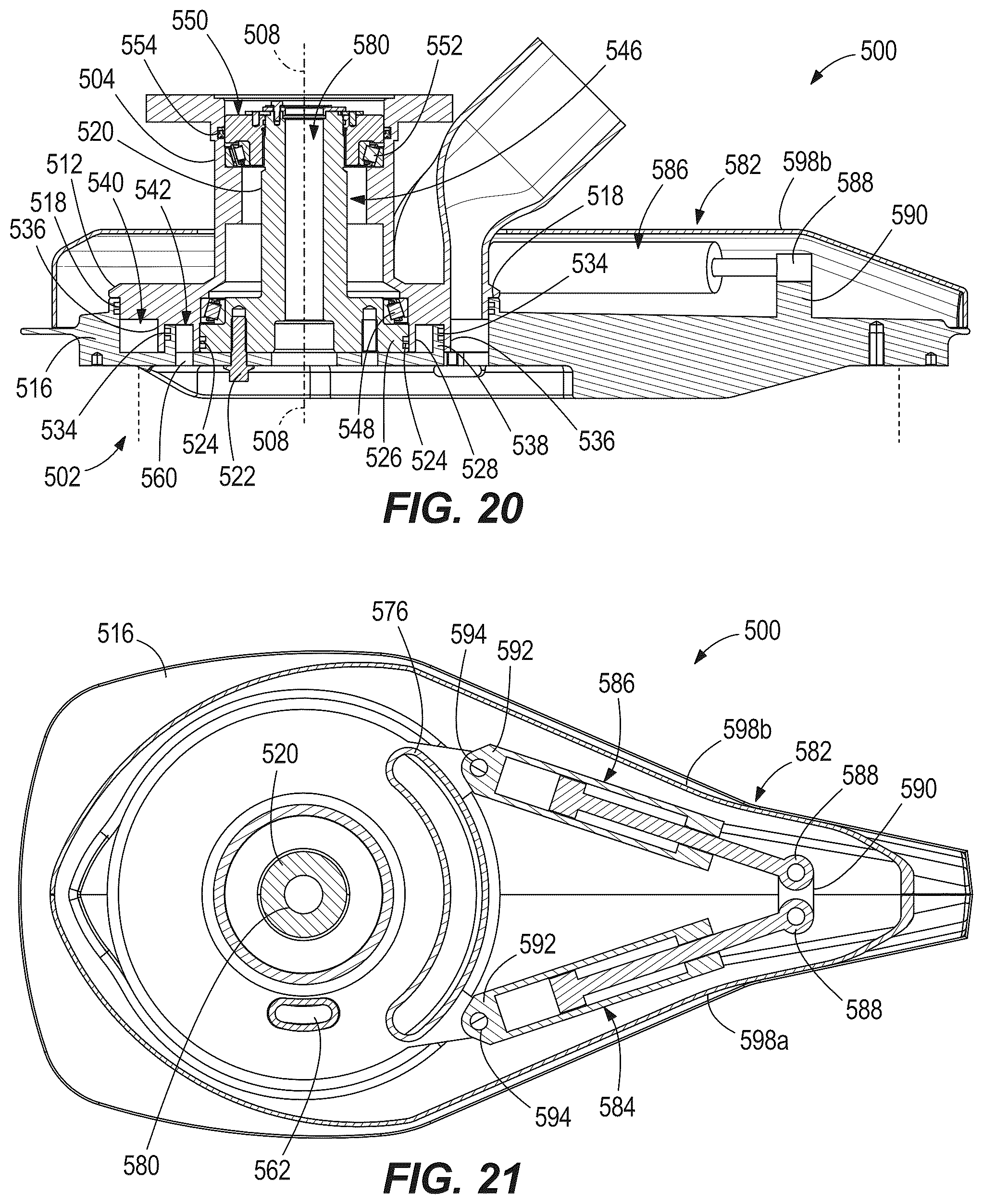 Patent US12304607 Figure 17 – Marine drives having steerable gearcase