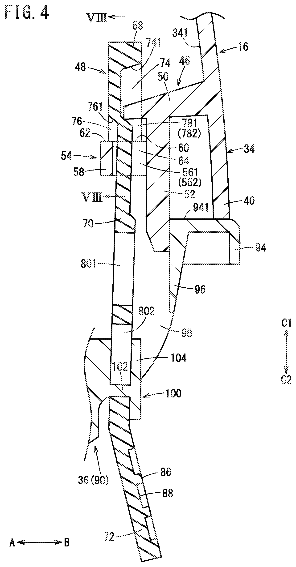 Patent US12304608 Figure 4 – Outboard motor