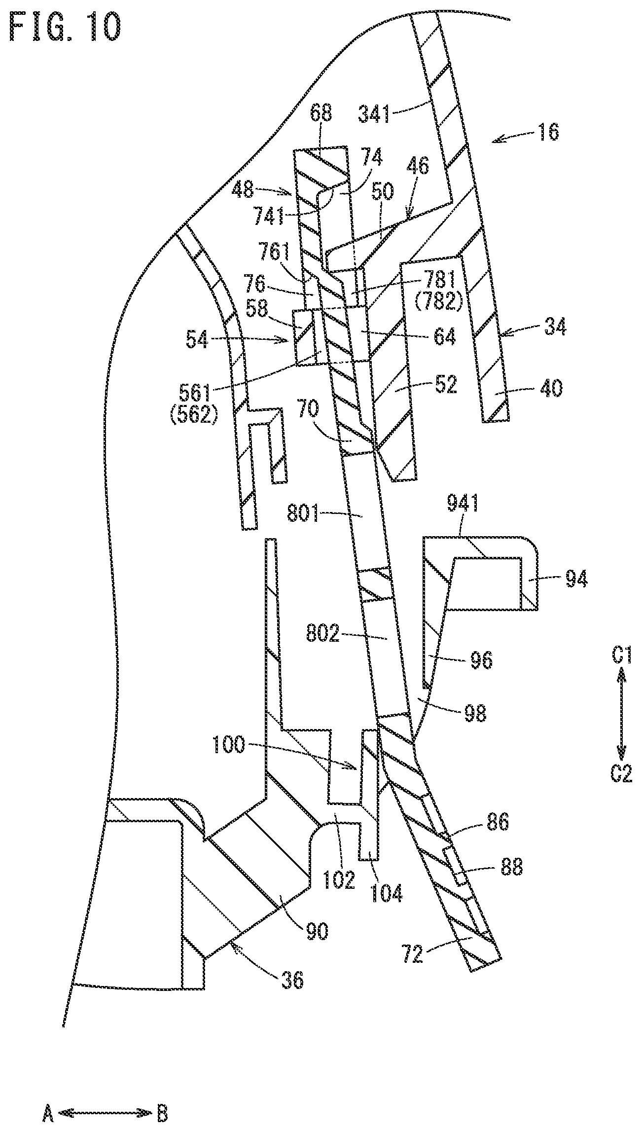 Patent US12304608 Figure 10 – Outboard motor