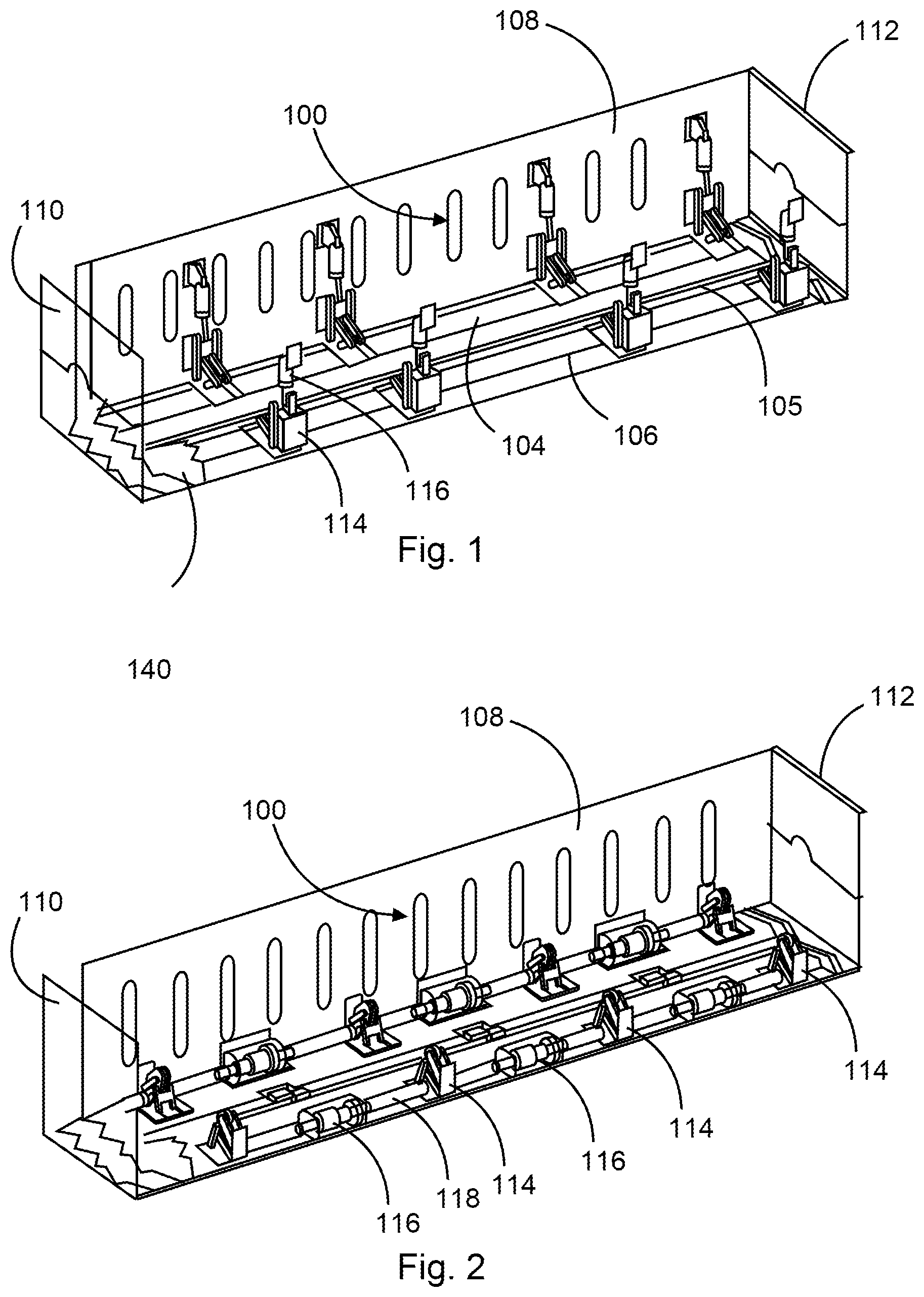 Patent US12304611 Figure 1 – Vehicle body with cavity in the outer skin and a closing door arrangement