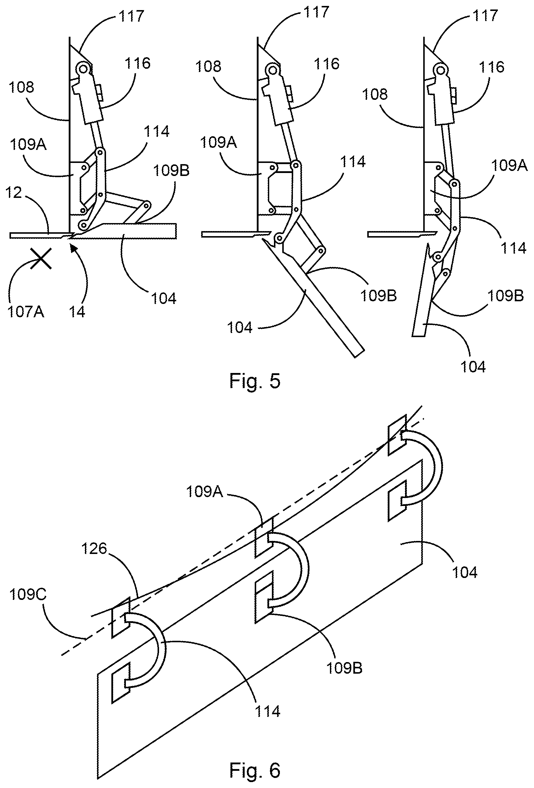 Patent US12304611 Figure 3 – Vehicle body with cavity in the outer skin and a closing door arrangement