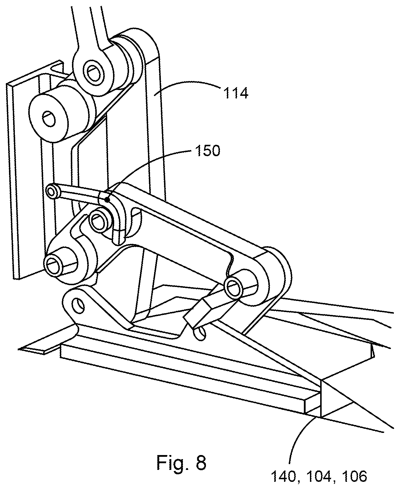 Patent US12304611 Figure 5 – Vehicle body with cavity in the outer skin and a closing door arrangement