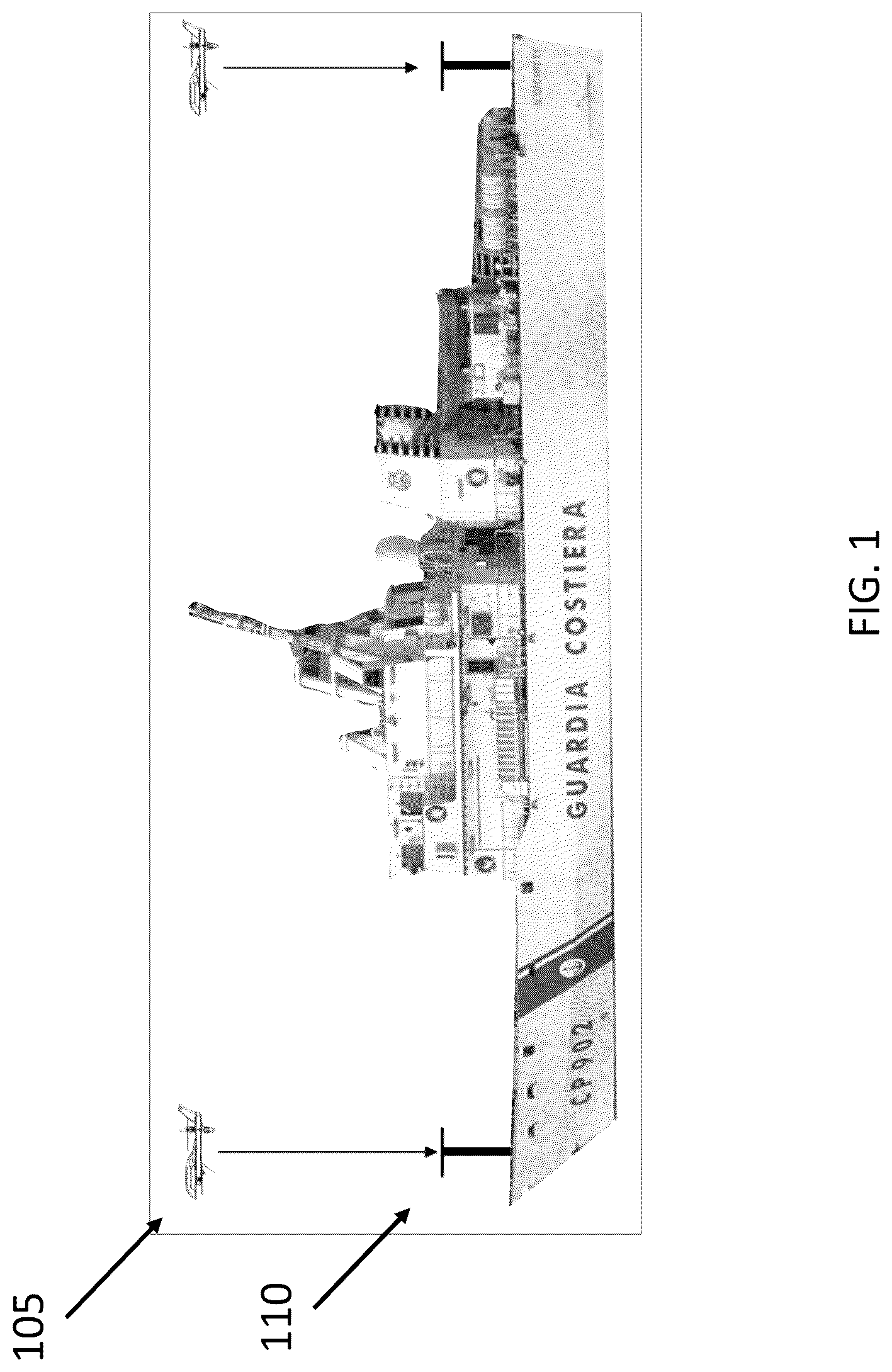Patent US12304624 — Hybrid aircraft and landing launch/recovery system — Figure 1