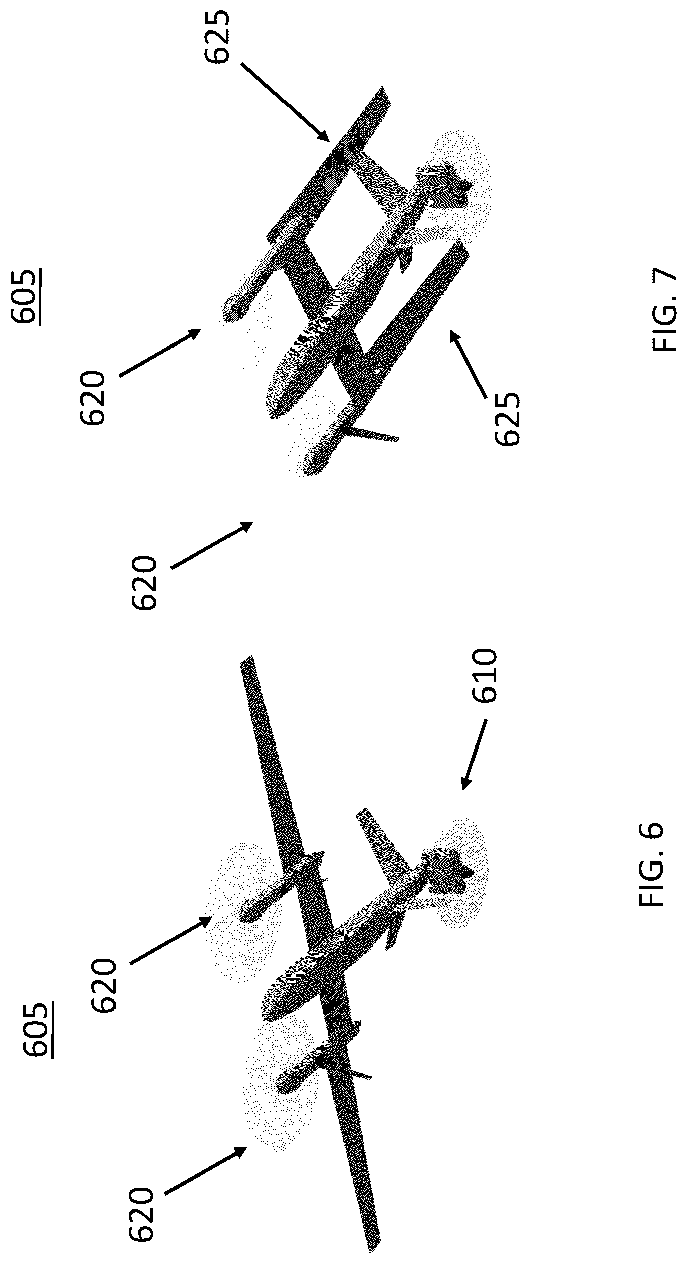 Patent US12304624 Figure 7 – Hybrid aircraft and landing launch/recovery system