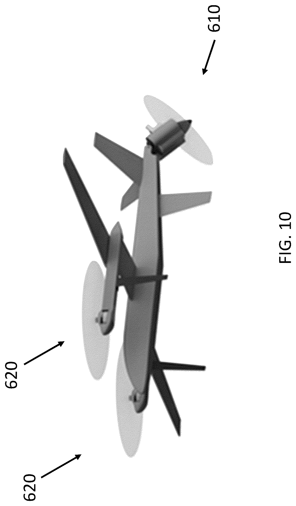 Patent US12304624 Figure 9 – Hybrid aircraft and landing launch/recovery system