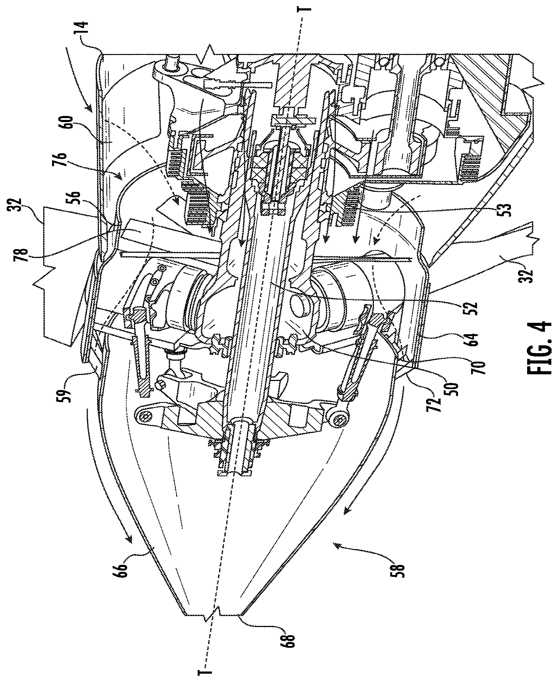 Patent US12304625 Figure 4 – Multi-purpose prop-rotor spinner arrangement