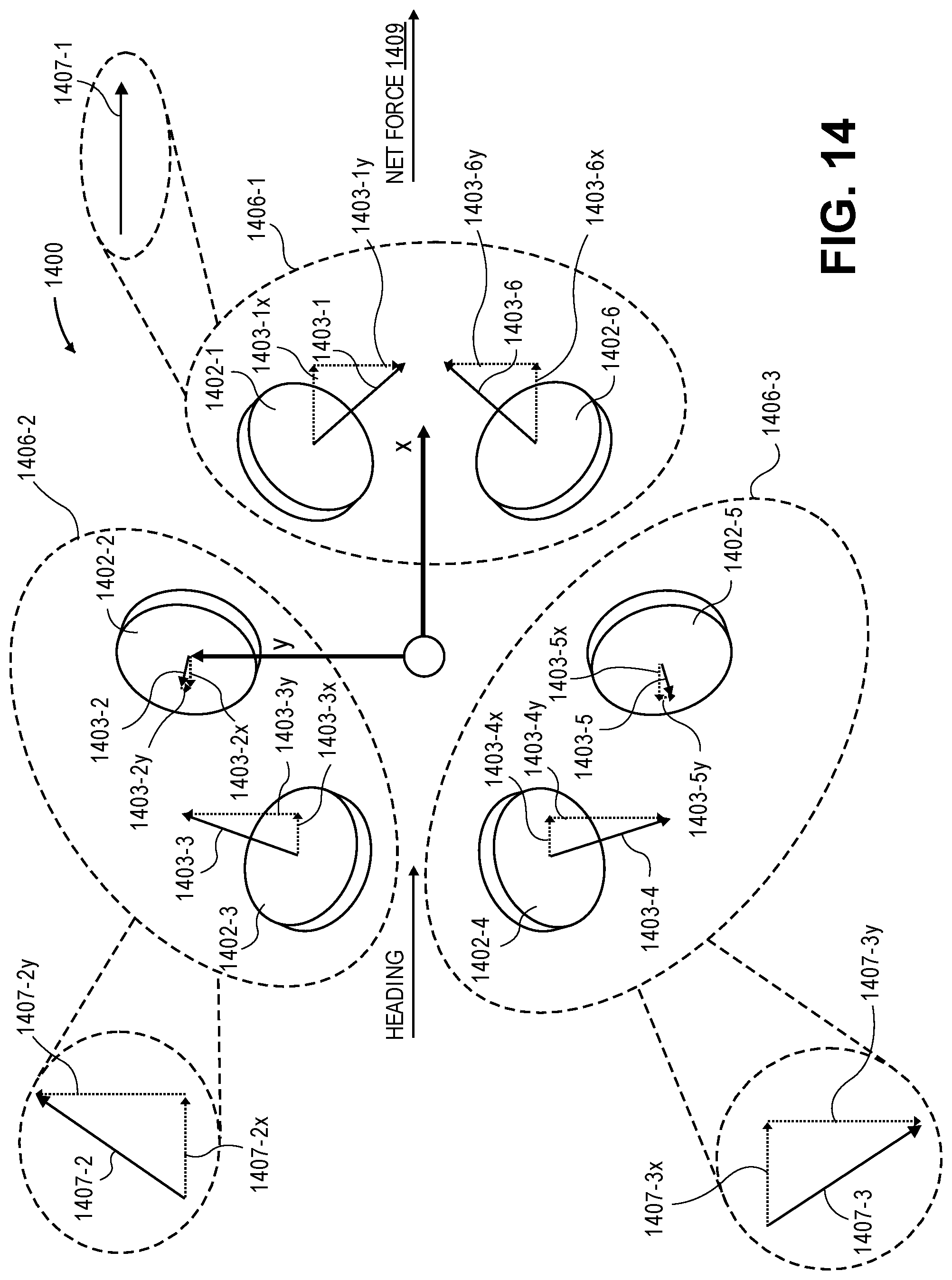 Patent US12304627 Figure 14 – Hexagonal ring wing aerial vehicle