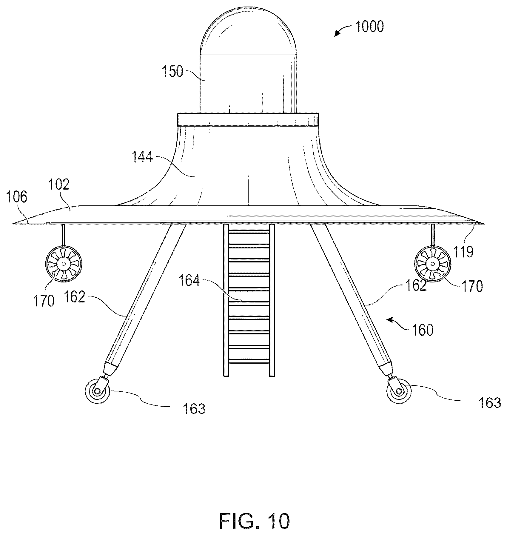 Patent US12304628 Figure 14 – Aerolift systems and methods using air ducts and lifting bodies