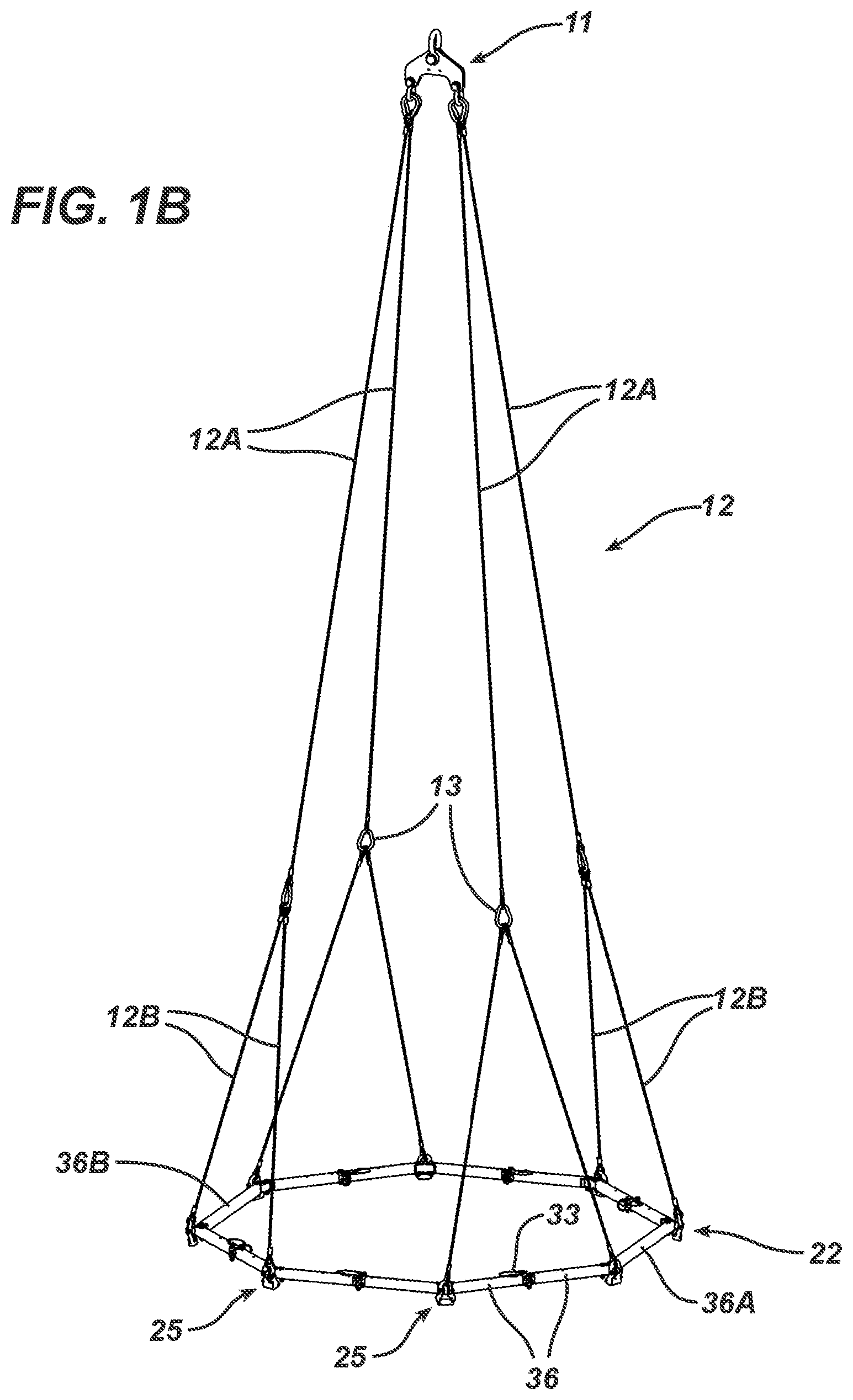 Patent US12304629 Figure 3 – Aerial fire-fighting bucket systems