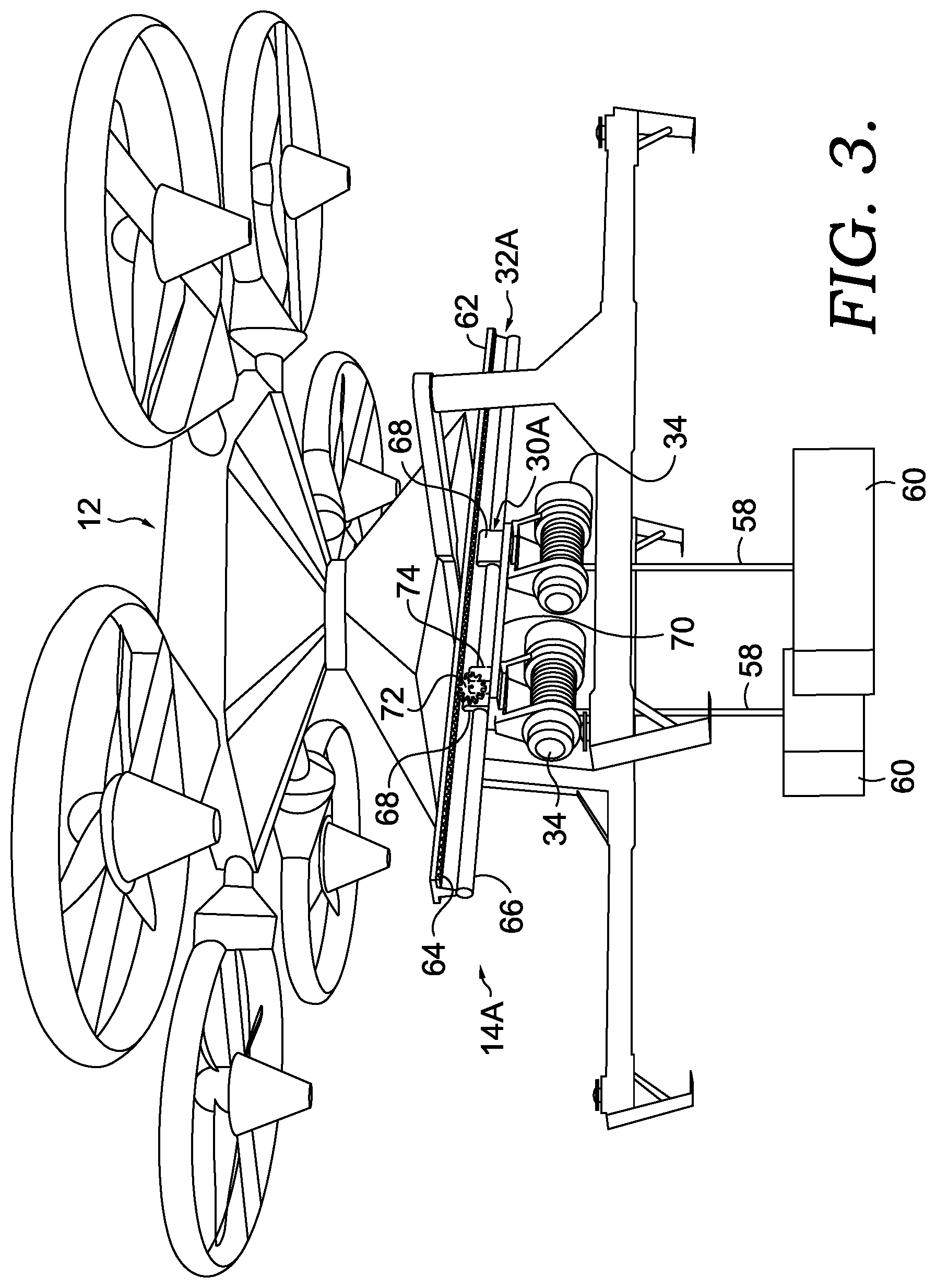 Patent US12304631 Figure 4 – Parcel delivery system and methods using rail system for unmanned aerial vehicles