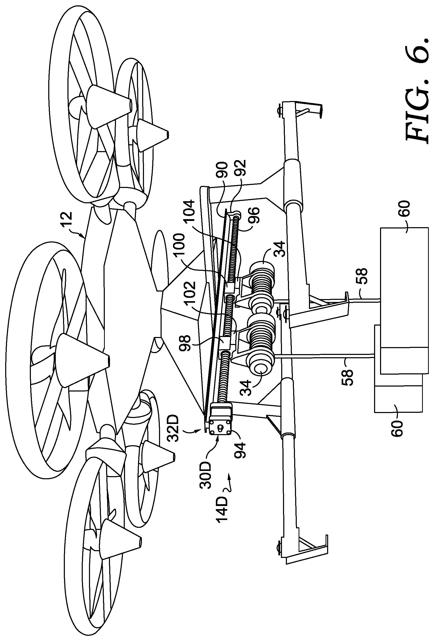 Patent US12304631 Figure 7 – Parcel delivery system and methods using rail system for unmanned aerial vehicles