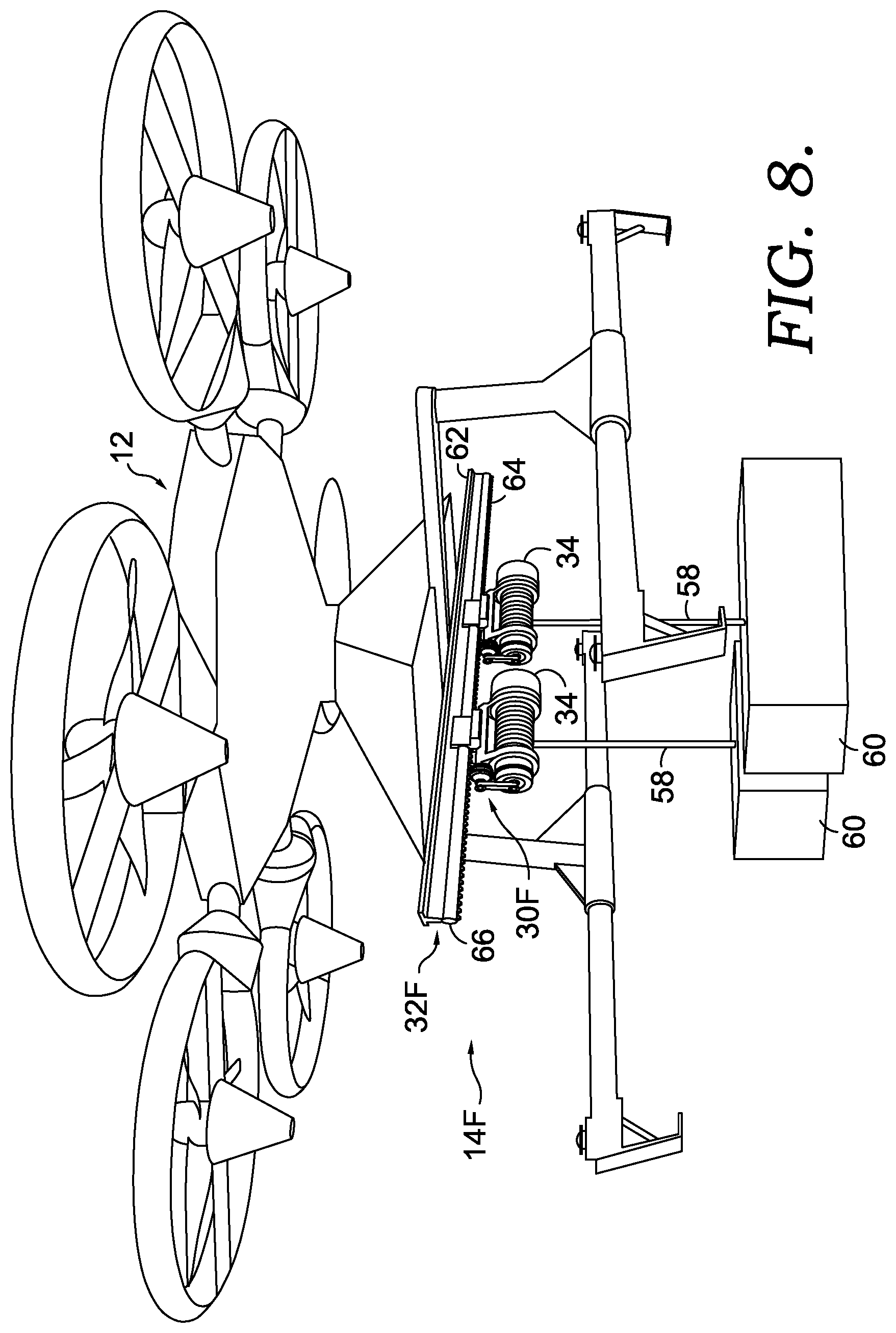 Patent US12304631 Figure 9 – Parcel delivery system and methods using rail system for unmanned aerial vehicles