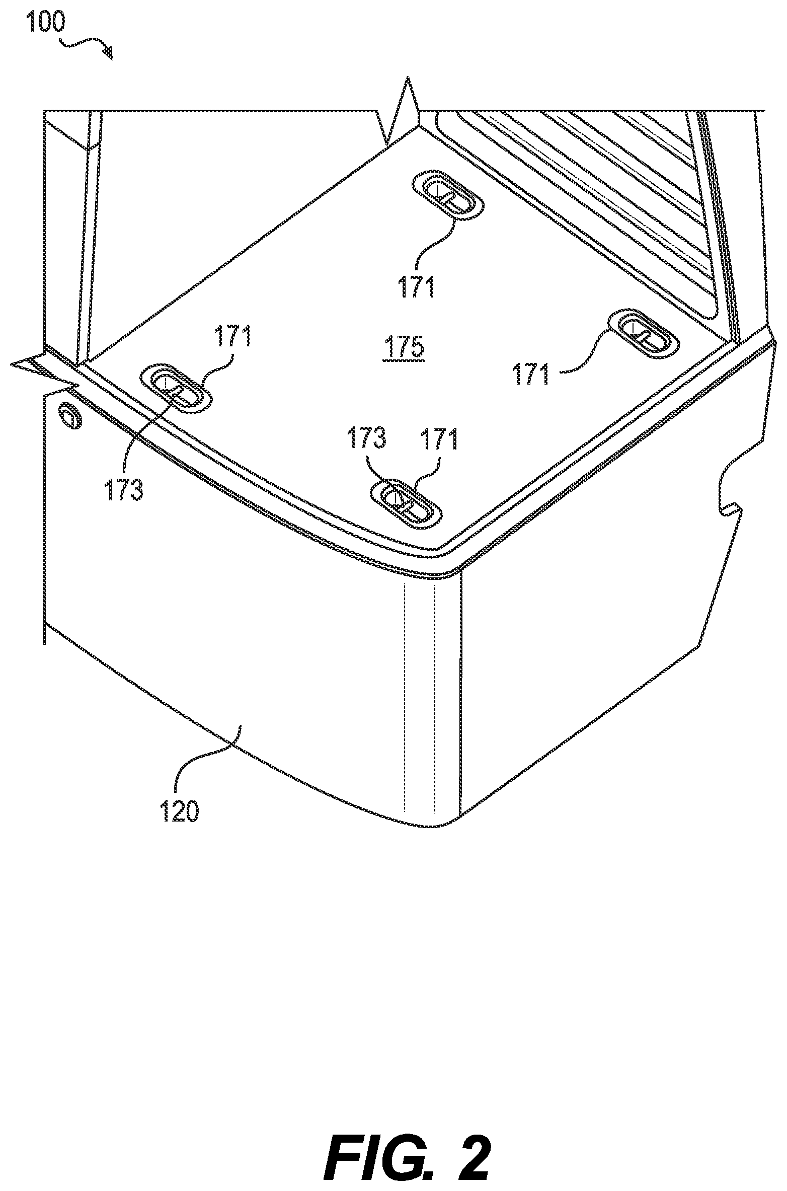 Patent US12304634 Figure 2 – Modular refreshment center