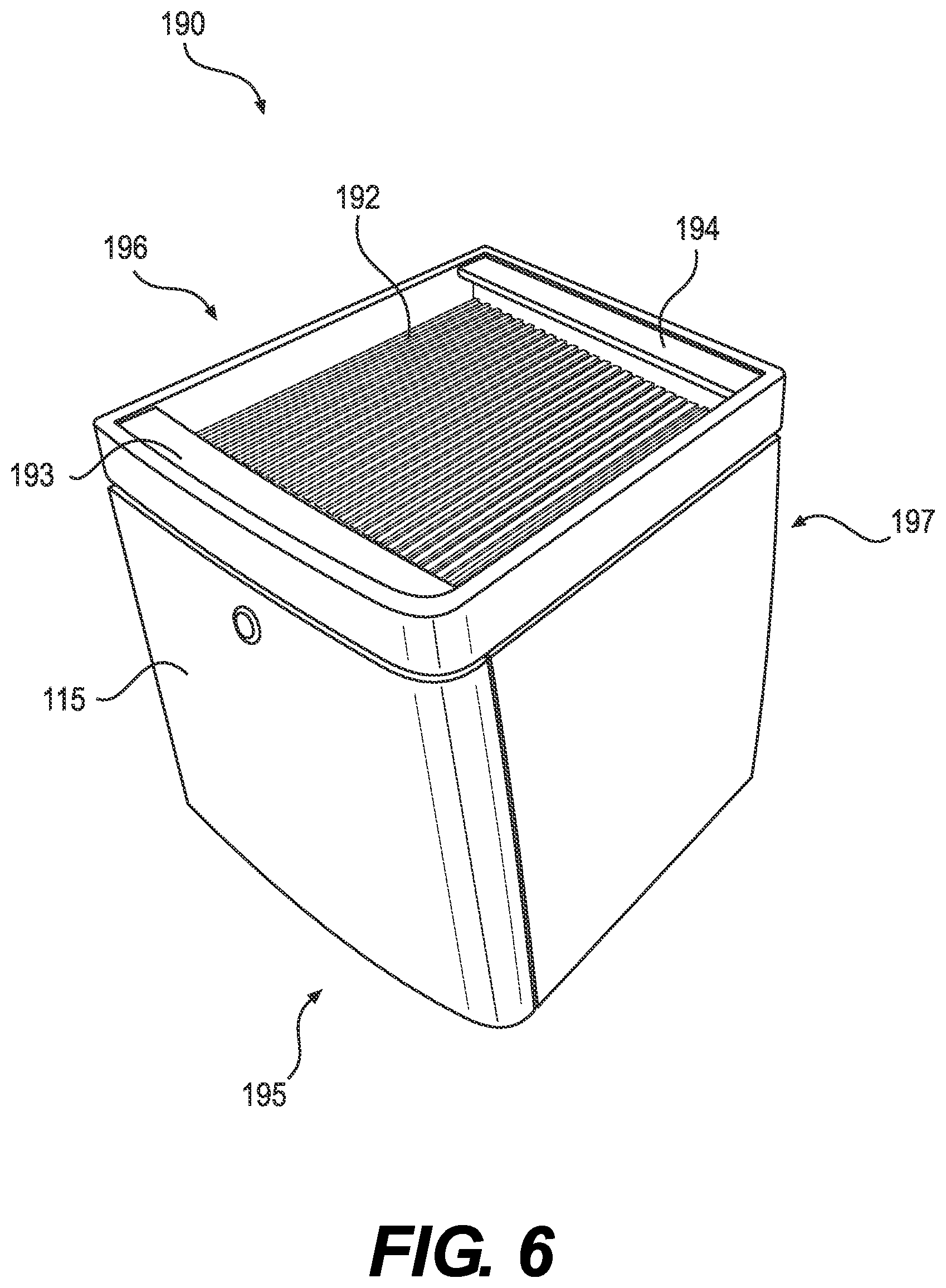 Patent US12304634 Figure 6 – Modular refreshment center