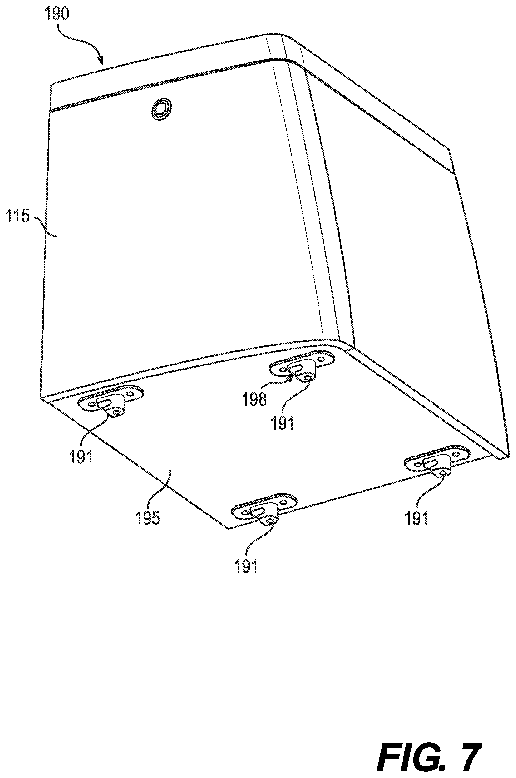 Patent US12304634 Figure 7 – Modular refreshment center