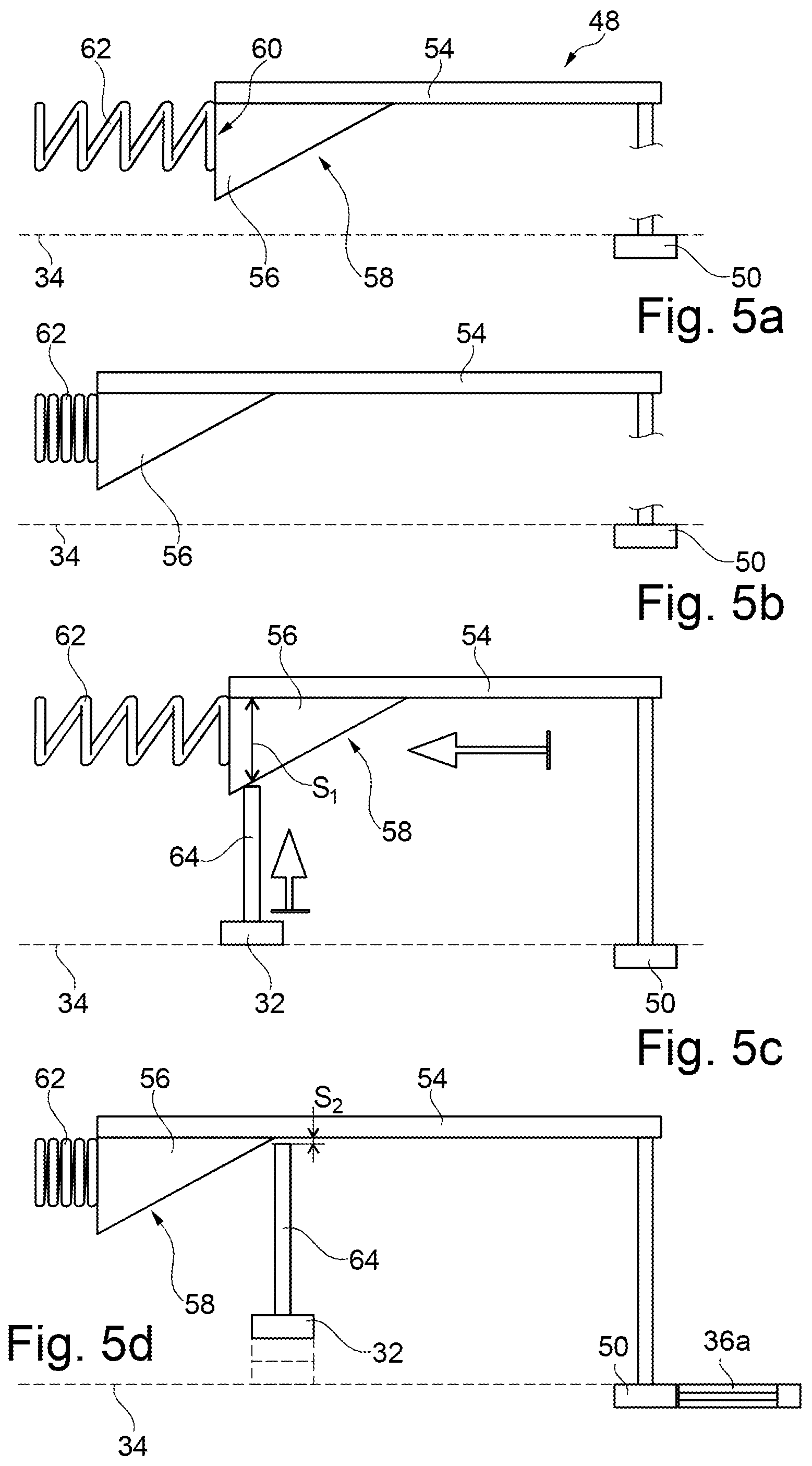 Patent US12304635 Figure 3 – Compartment for a cabin in a vehicle with retractable door angle limiter