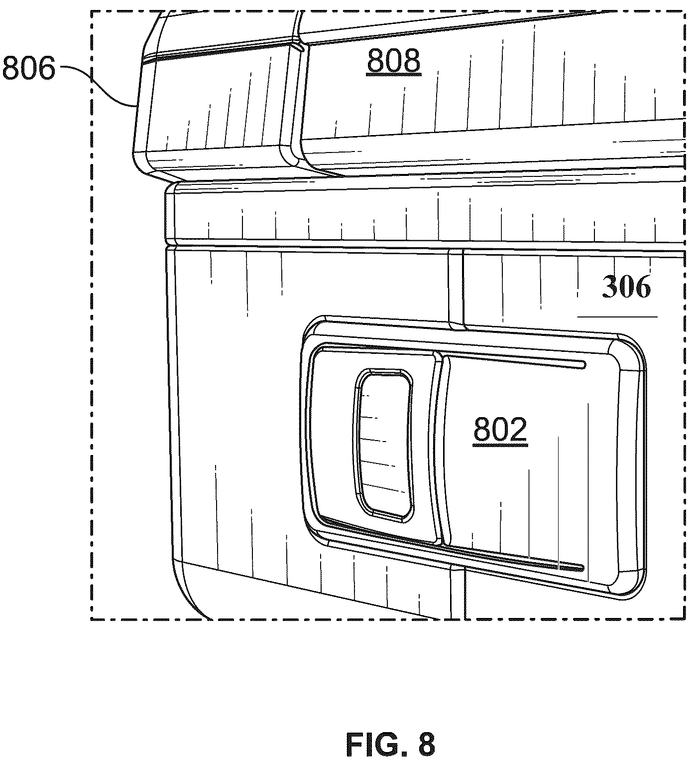Patent US12304637 Figure 8 – Dual operation emergency passage egress system