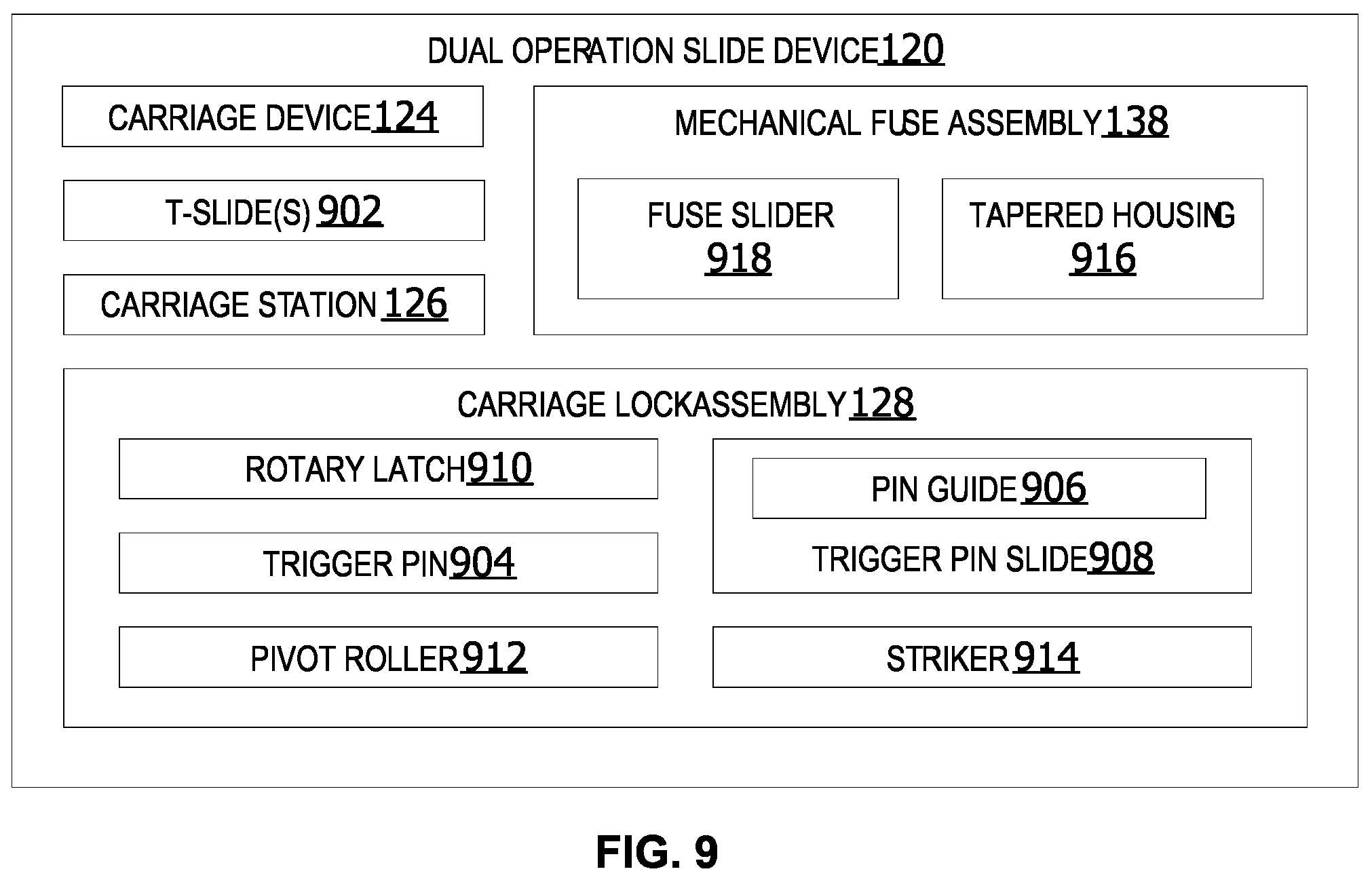Patent US12304637 Figure 9 – Dual operation emergency passage egress system