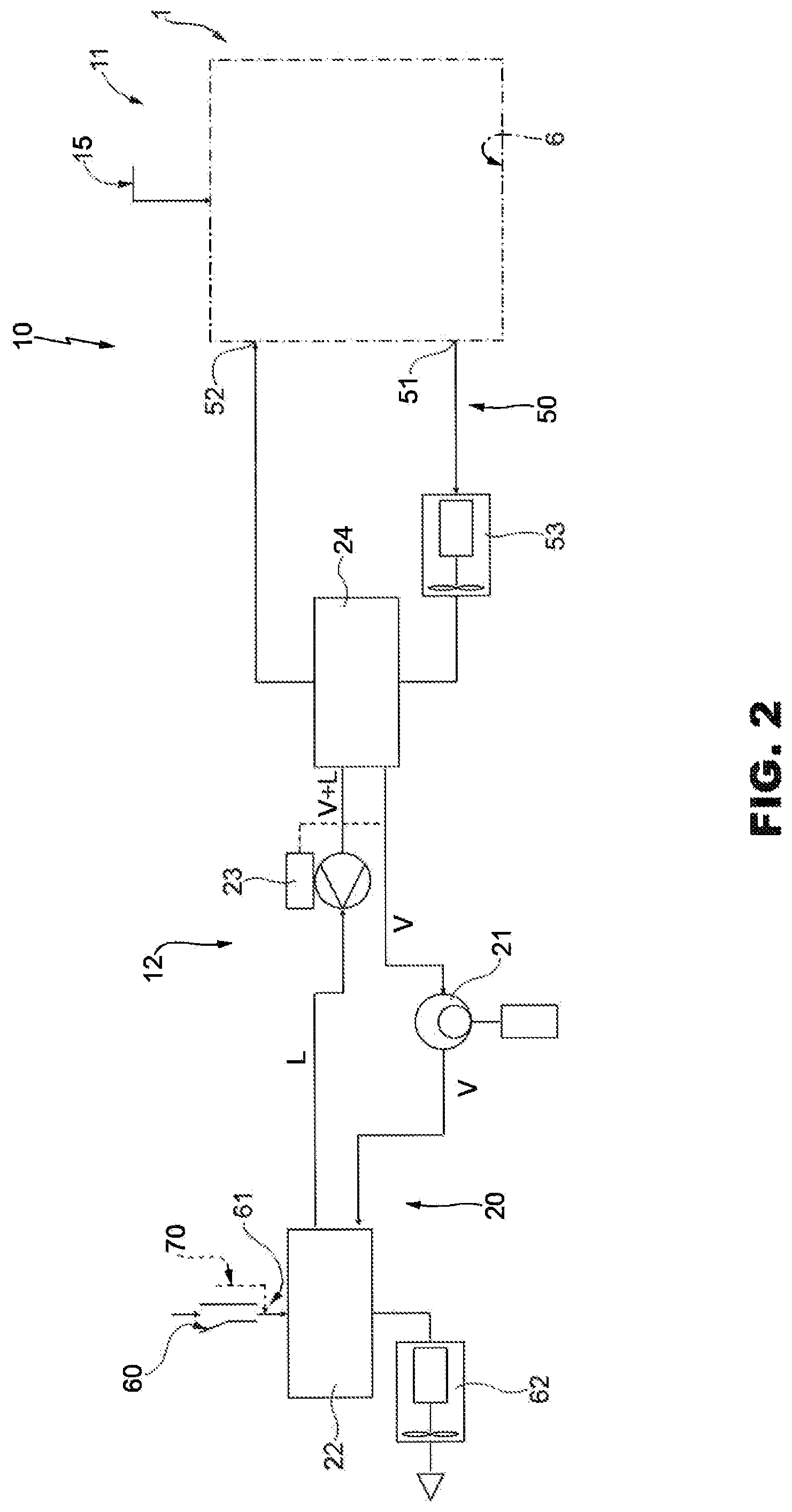 Patent US12304642 Figure 2 – Vehicle and method of cooling a compartment of said vehicle