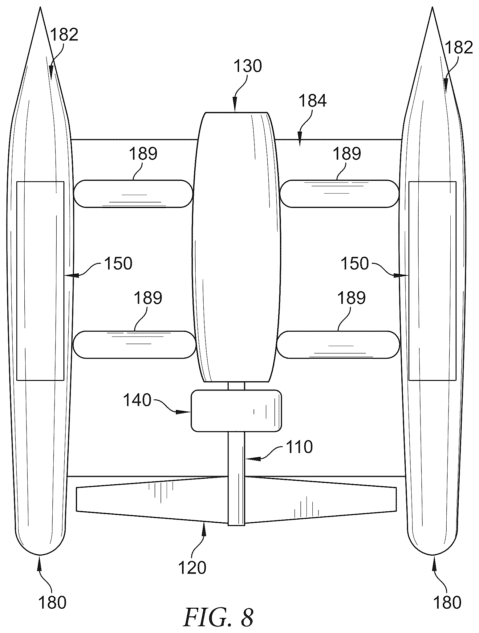 Patent US12304646 Figure 12 – Fuel cell turboelectric fan for an aircraft