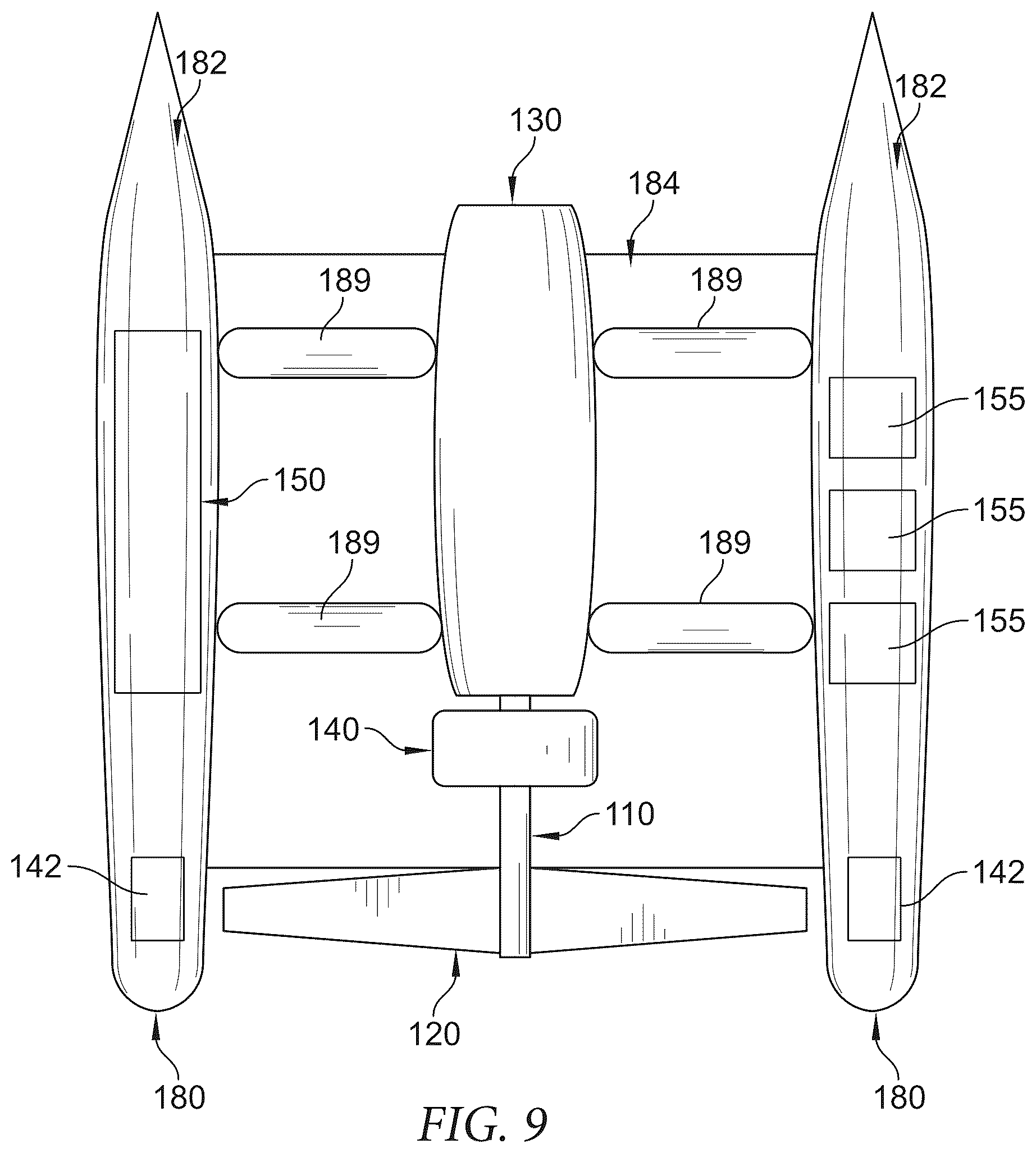 Patent US12304646 Figure 13 – Fuel cell turboelectric fan for an aircraft