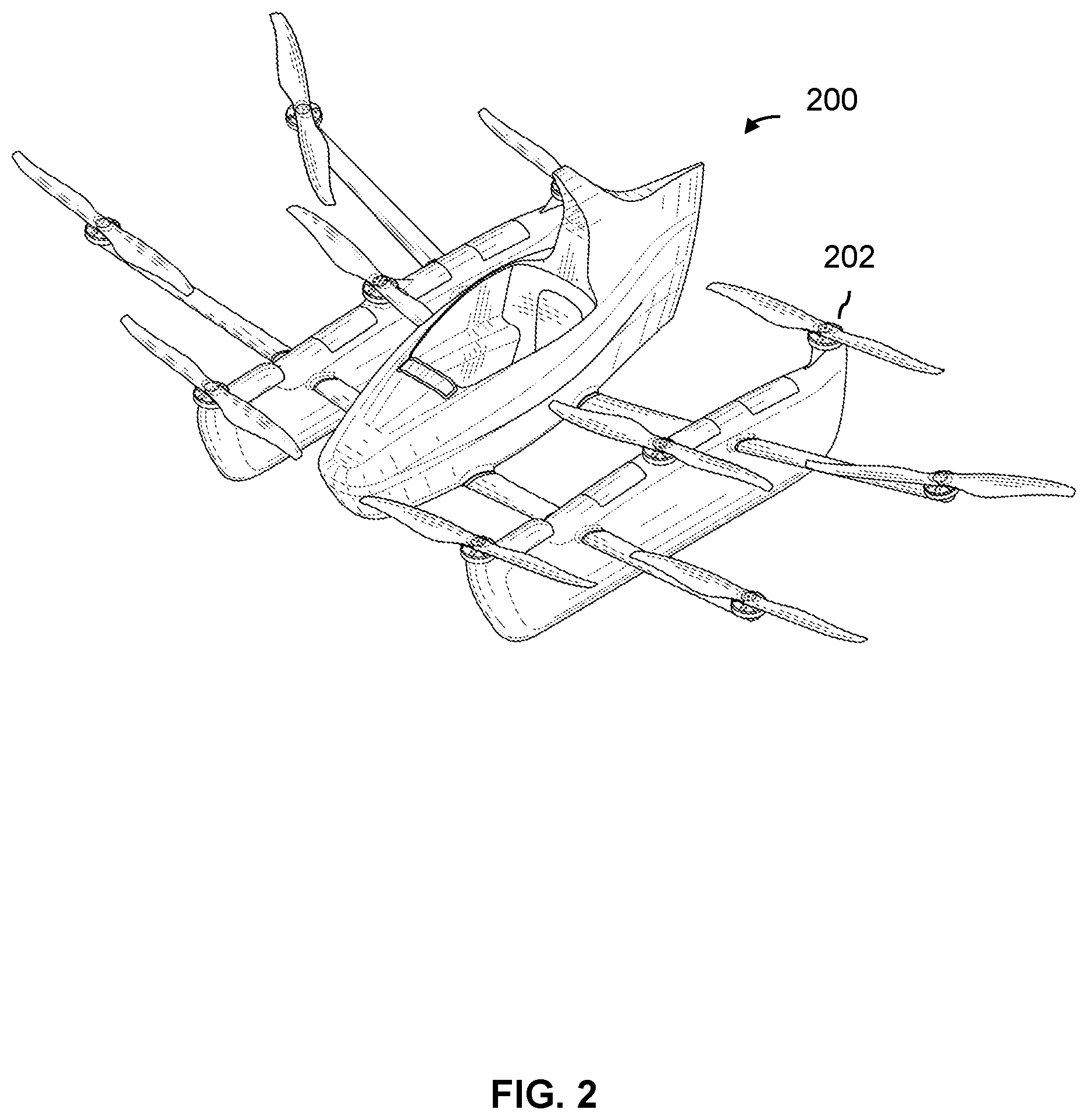 Patent US12304647 Figure 2 – Thrust allocation using optimization in a distributed flight control system