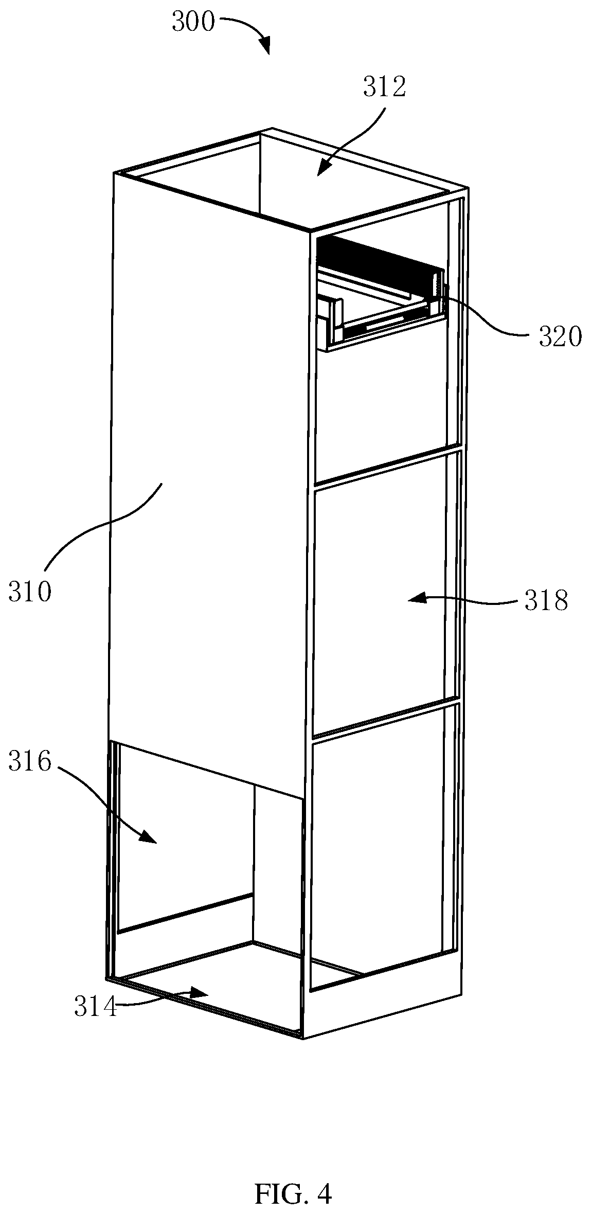 Patent US12304658 Figure 3 – Goods delivery terminal and assembling method thereof