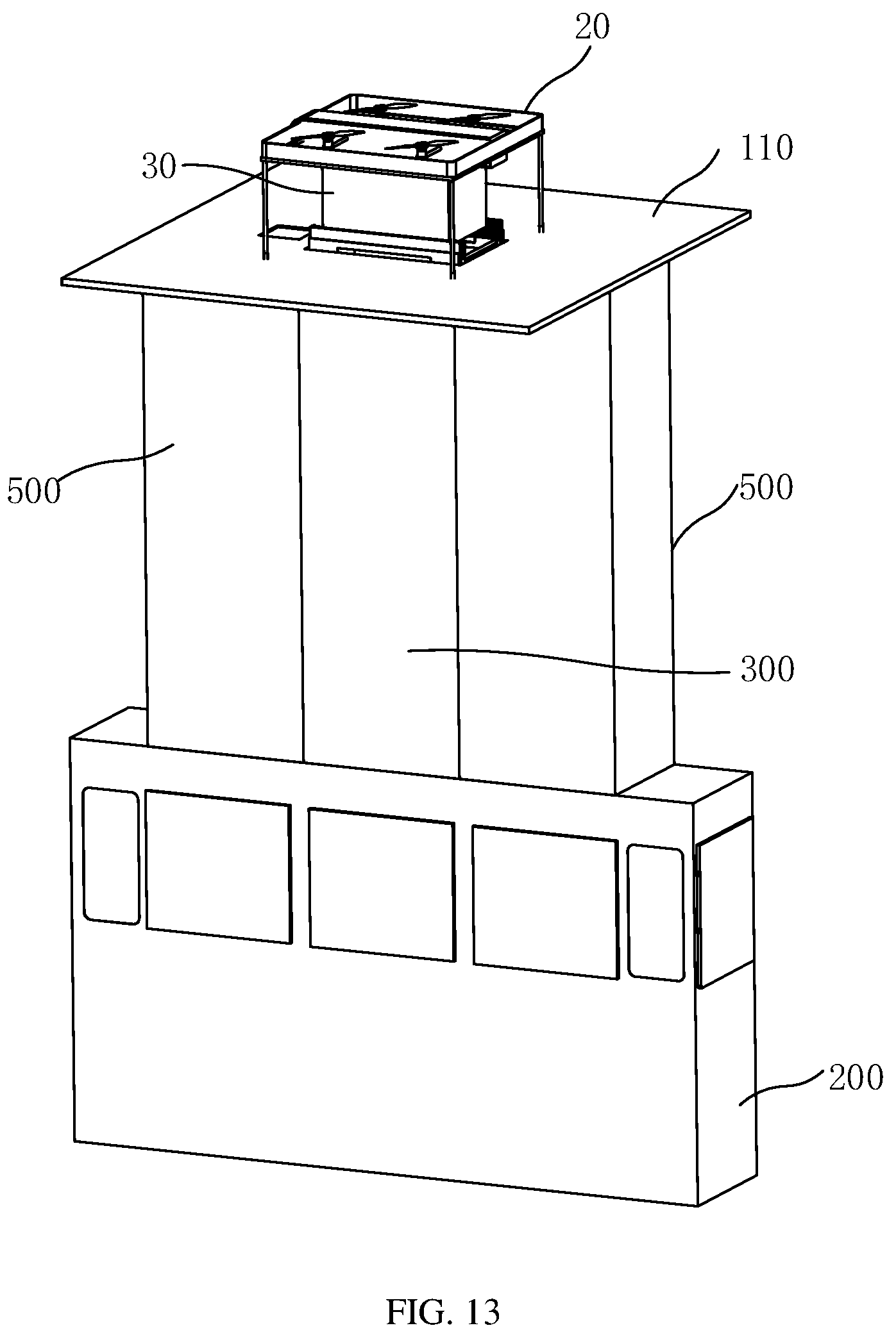Patent US12304658 Figure 8 – Goods delivery terminal and assembling method thereof